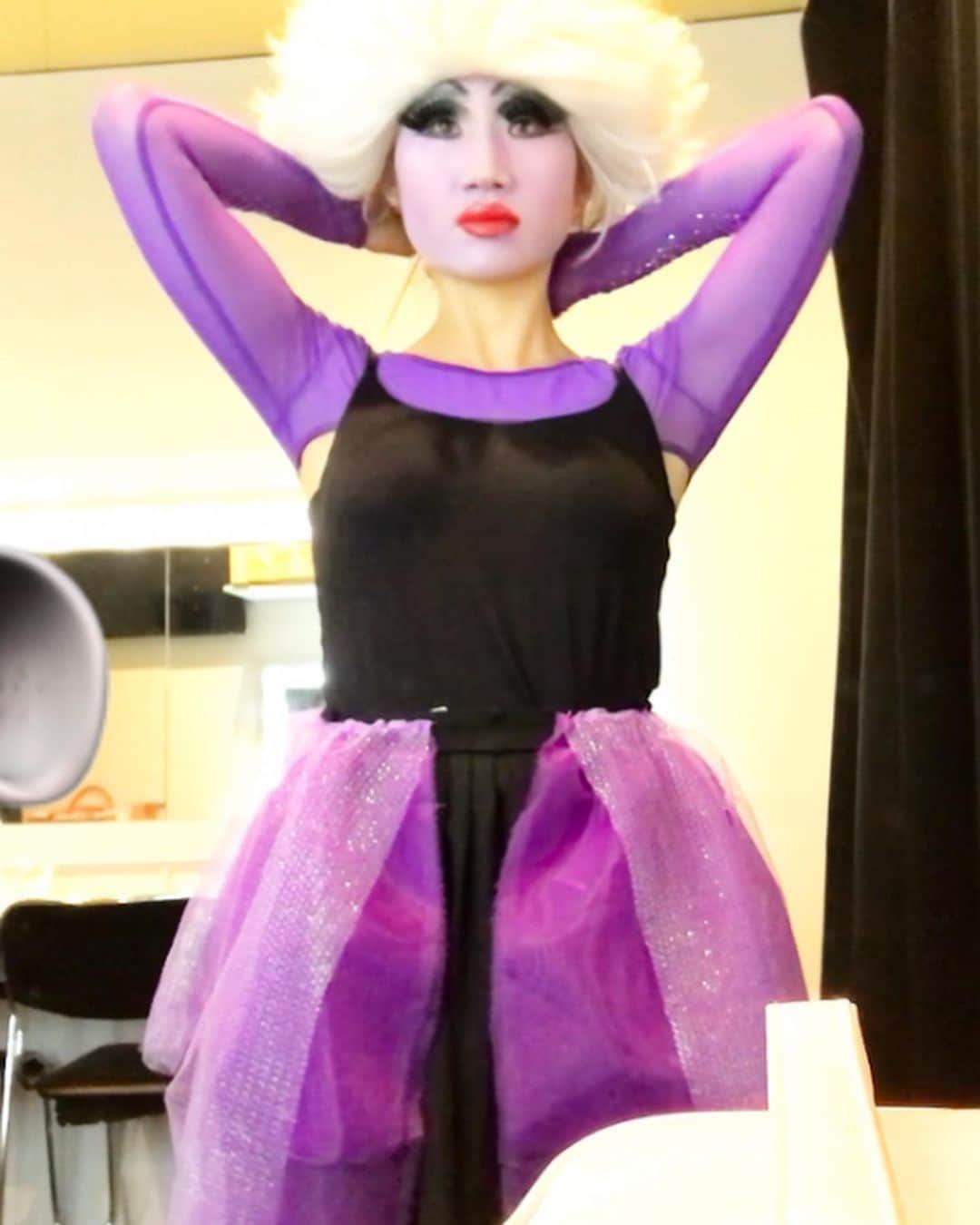 横山天音さんのインスタグラム写真 - (横山天音Instagram)「今年はアースラに挑戦しました💋  #ハロウィン#halloween #仮装#ディズニー#アースラ #リトルマーメイド#アリエル#disney #thelittlemermaid #Ursula#cosplay #ariel」11月2日 16時32分 - amagon5546