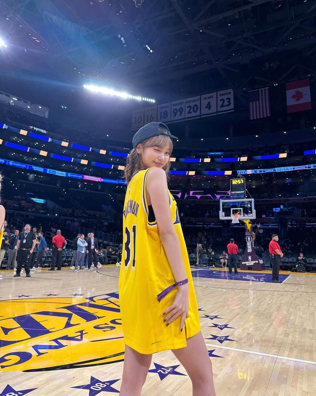 キム・チェウォンさんのインスタグラム写真 - (キム・チェウォンInstagram)「🏀🏀 @nba @lakers」11月2日 16時42分 - _chaechae_1