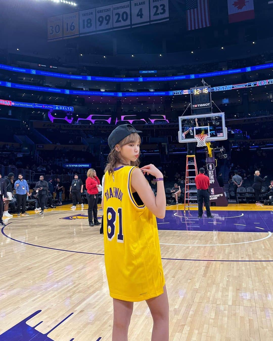 キム・チェウォンさんのインスタグラム写真 - (キム・チェウォンInstagram)「🏀🏀 @nba @lakers」11月2日 16時42分 - _chaechae_1