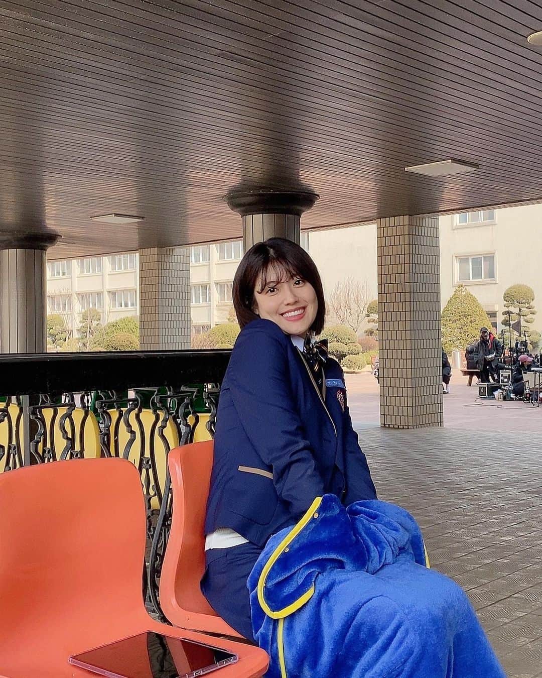 ナム・ジヒョンのインスタグラム：「#하이쿠키 @uplus_mobiletv  이은서입니당!☺️」