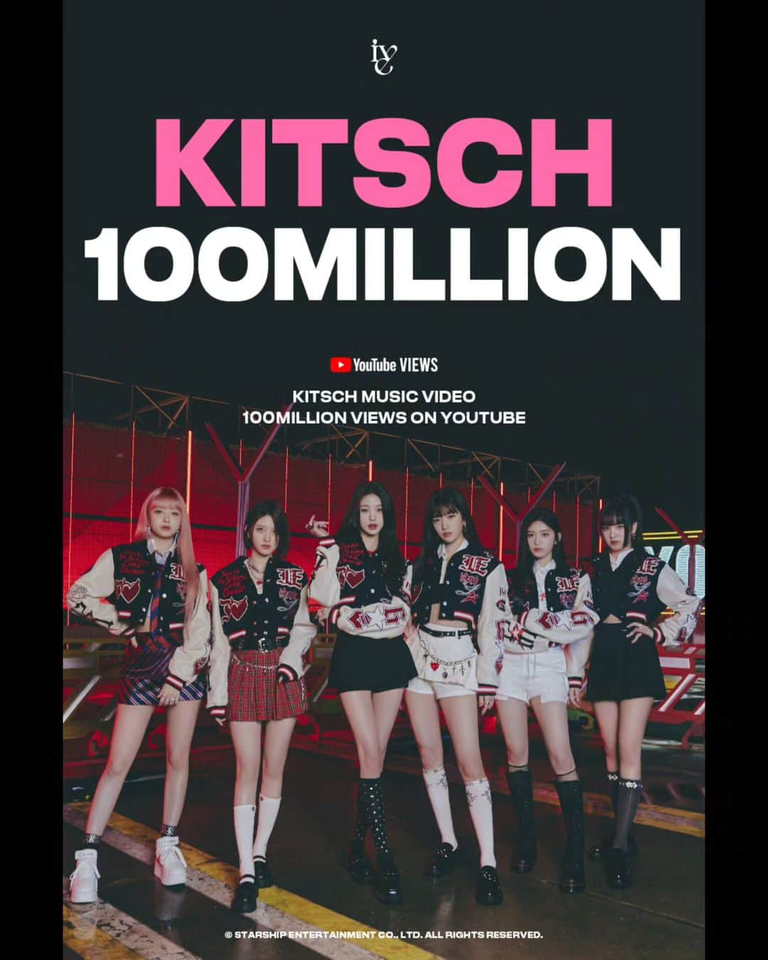 IVEさんのインスタグラム写真 - (IVEInstagram)「IVE THE 1ST ALBUM <I've IVE> 'Kitsch' MV 100 MILLION VIEWS ON YOUTUBE  100M views for Kitsch!  DIVE! Thank u for your support 🌟  #IVE #아이브 #アイヴ #IveIVE #아이해브아이브 #IAM #아이엠 #Kitsch #Kitsch100MILLION #Kitsch100M #100MILLION」11月2日 17時27分 - ivestarship