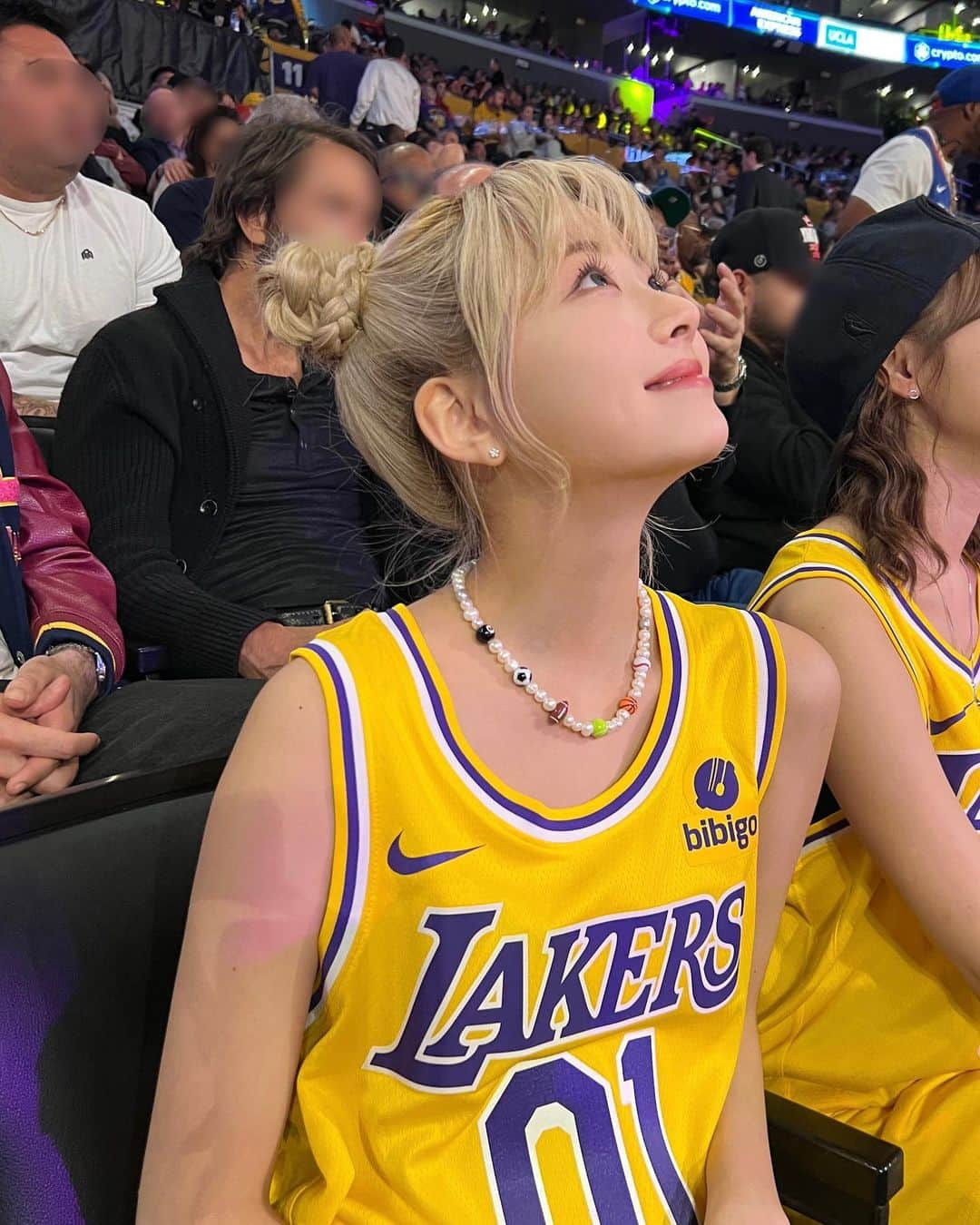 ホン・ウンチェさんのインスタグラム写真 - (ホン・ウンチェInstagram)「LAKERS ate !!! with no crumbs 🏀 🏀 💛 💜 @nba @lakers」11月2日 17時20分 - hhh.e_c.v