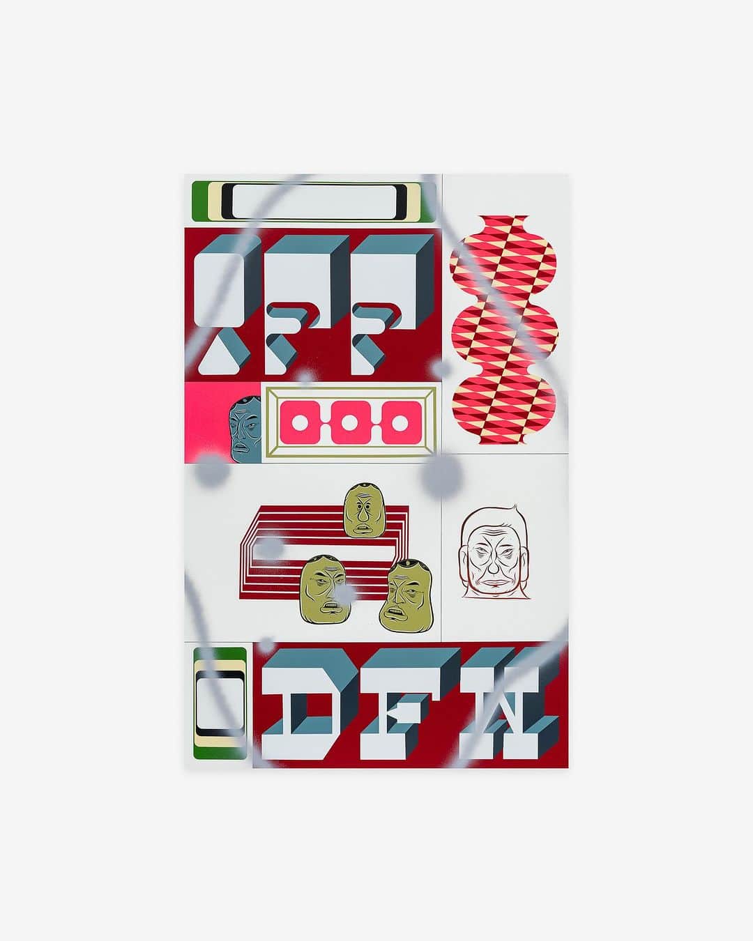 McGuffinさんのインスタグラム写真 - (McGuffinInstagram)「⚡McGuffin Street News⚡  Barry McGee x Avant Arte 初のコラボレーション 24時間限定プリントエディションをリリース  @avant.arte   新しいアートの発掘と、より身近なアートコレクションの実現を目指し、キュレーション型のマーケットを提供するAvant Arte。この度、Avant Arteは世界的に著名なアーティストBarry Mccee(バリー・マッギー）との初のラボレーションを発表する。本作品は、2023年11月9日15:00GMT（日本時間11月10日午前0時より24時間限定でavantarte.comにて600ユーロ/約635米ドルで販売されるとのこと。  <Untitled, 2023> は蛍光ピンクとハイライトのシルクスクリーンのレイヤーが施されたUVピグメントプリントで、Avant Arteの傘下にあるロンドンのプリント工房において、熟練のプリント職人によって制作された。 学生時代には、コミュニティ・カレッジでリノリウム版画やリトグラフを実験的に制作、そしてサンフランシスコ芸術大学では版画と絵画の学士号を取得したマッギー。その後、90年代にはサンフランシスコにある活版印刷所で働きながら、ミッドセンチュリーの印刷技術の腕を磨いてきた。この作品は、マッギーの長年にわたる版画に対する情熱から生まれたものとなる。<Untitled,2023> は、マッギーの原画をもとに制作されておりに、お馴染みのキャラクターである <Everyman> の頭、幾何学模様、「DFW」や「IFF」の文字など、様々なイメージやパターンをモンタージュした画面となっている。 バリー・マッギーは、1990年代から2000年代にかけてサンフランシスコで生まれたアーバン・リアリズムの芸術運動 <ミッション・スクール・ムーブメント> を率いてきたメンバーの一人だ。彼のアーティストとしてのキャリアは、サンフランシスコのストリートでグラフィティ・ライターとして活動しTWIST（ツイスト）というタグでも広く知られていた頃から始まり、現在ではカリフォルニア州ベイエリアでスタジオを拠点に活動するに至る。マッギーの作品は、ドローイング、ペインティング、ミクストメディア・インスタレーションで構成され、これまでにヴェネチア・ビエンナーレや、MoMA、SFMoMA、ウォーカー・アート・センター、プラダ財団、ワタリウム美術館などのアート界において重要な場所で展示された。  ▼Barry McGeeからのコメント 「版画の即時性が好きで、四版とシルクスクリーン印刷のプロセスは私のイマジネーションを上手く捉えていると思います。この企画は、私にとって初めての、手仕上げも加わった時間制限付き版画リリースとなります。この作品はもともと原画からきており、昨年から私が制作している数々のイメージやパターンをモンタージュしたものです。 文字は元々特定の手がかりを意味していたが、現在ではある種のマントラとして機能しています。<エブリマン>はまさにその例の一つで、非常に平凡で、作品の構成内での種々の要素や句読点としての存在となっています。幾何学模様は、目を休め、見る人が提示されたイメージを熟考するための領域です。皆さんが私の作品を家に飾って楽しんでくれることを願っています。」  この稀有な機会を記念し、またアーティストにとってもう一つの初めての試みとして、マッギーは同じ24時間の時間制限の中で、コレクター向けに手仕上げを加えたスペシャルプリントエディションを用意するとのこと。これらのエディションは、マッギーが一つひとつ手作業で仕上げたものになる。 このエキサイティングなコラボレーションに関する最新ニュースや舞台裏については、Avant Arteのソーシャルメディアをチェック。  #avantarte #barrymcgee」11月2日 17時42分 - mcguffin_official
