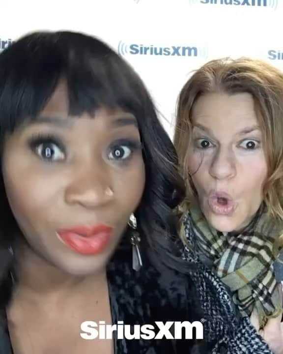 サンドラ・バーンハードのインスタグラム：「Happy Birthday to my @radioandysxm sister @bevysmith I love you beautiful lady brilliant shining star heart of gold & funny as hell! Rock on baby!」