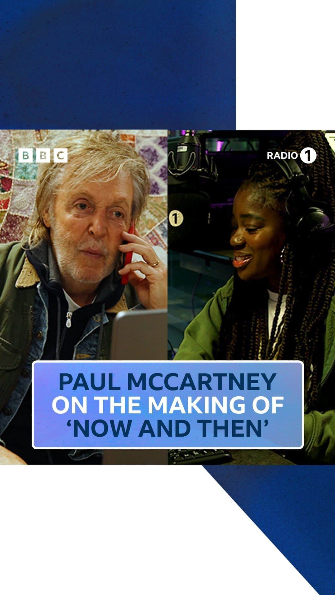 BBC Radioのインスタグラム：「@paulmccartney spoke with @claraamfo all about the making of the last @thebeatles song ‘Now And Then’ ❤️  Listen back to the full Hottest Record interview on @bbcsounds.」