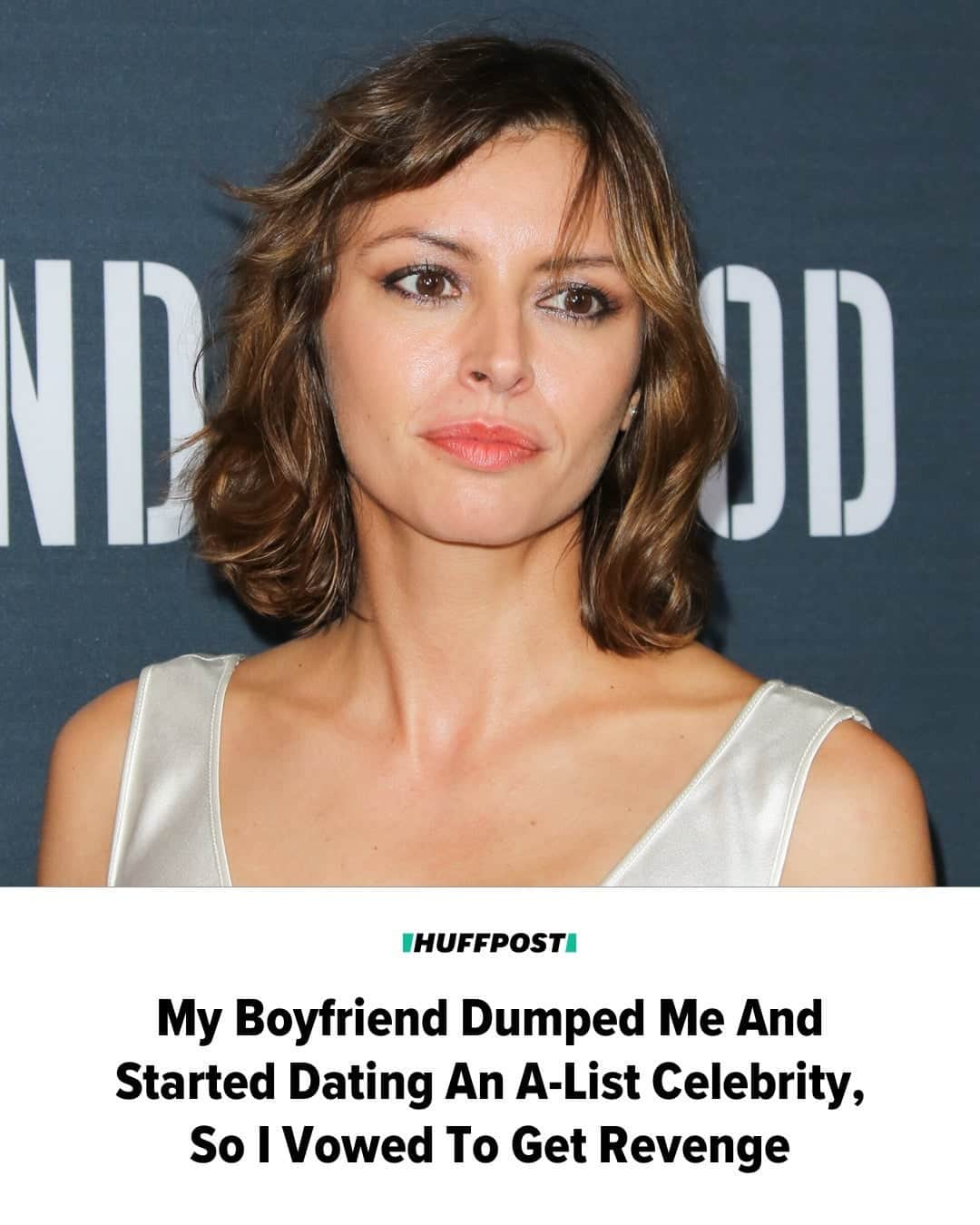 Huffington Postのインスタグラム：「"I was gently informed by a friend that The Man had already moved on. To someone famous. A-list famous. Before I could catch my breath, it was headline news. On TV, on my phone, even in a magazine in the grocery store checkout line — there they were, 'canoodling,'" writes HuffPost guest writer Holly Solem.  "Unable to eat. Heart crushed. Ego obliterated. Shame spiraling after seeing myself through the harsh light of his baby blues."  "When his mother emailed me a photo from our recent visit (apparently unaware of his upgrade), my sadness turned to rage."  Read more at our link in bio. // 📷 Getty Images」
