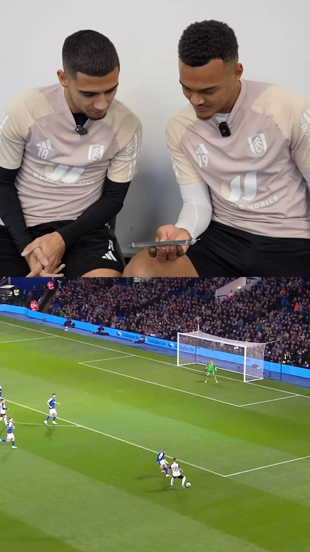 フラムFCのインスタグラム：「Reacting to MUNIGOL! 🇧🇷」