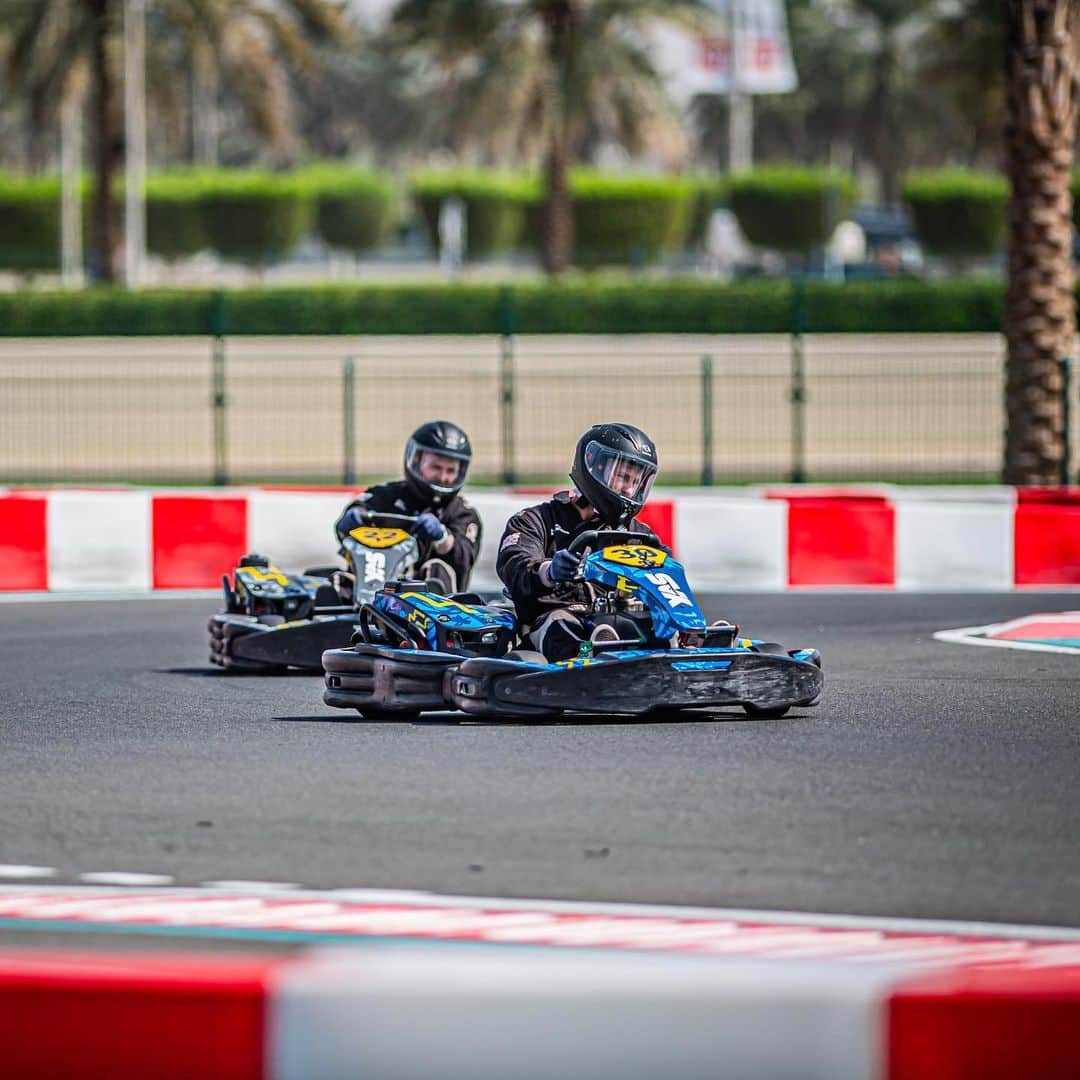 Racer X Onlineさんのインスタグラム写真 - (Racer X OnlineInstagram)「The WSX riders are on the track…the karting track 🤘🏼 @wsxchampionship returns this weekend in Abu Dhabi and the boys got to burn some laps on the go karts. Nothing like a little fun before we go racing 🏁 #AbuDhabiGP #WSX」11月3日 4時12分 - racerxonline