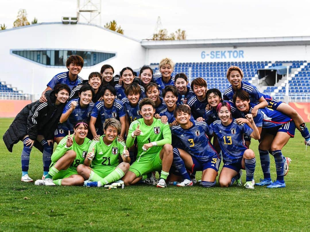 遠藤純さんのインスタグラム写真 - (遠藤純Instagram)「: 応援ありがとうございました🙇‍♀️  vs🇮🇳 7-0 vs🇺🇿 2-0 vs🇻🇳 2-0  全てはパリの為に🤝 vs🇰🇵 決戦は来年の2月🔥 良いコンディションで戦えるようにまた頑張ります。  ©︎JFA #nadeshiko #なでしこジャパン」11月3日 4時24分 - jun_soccer524