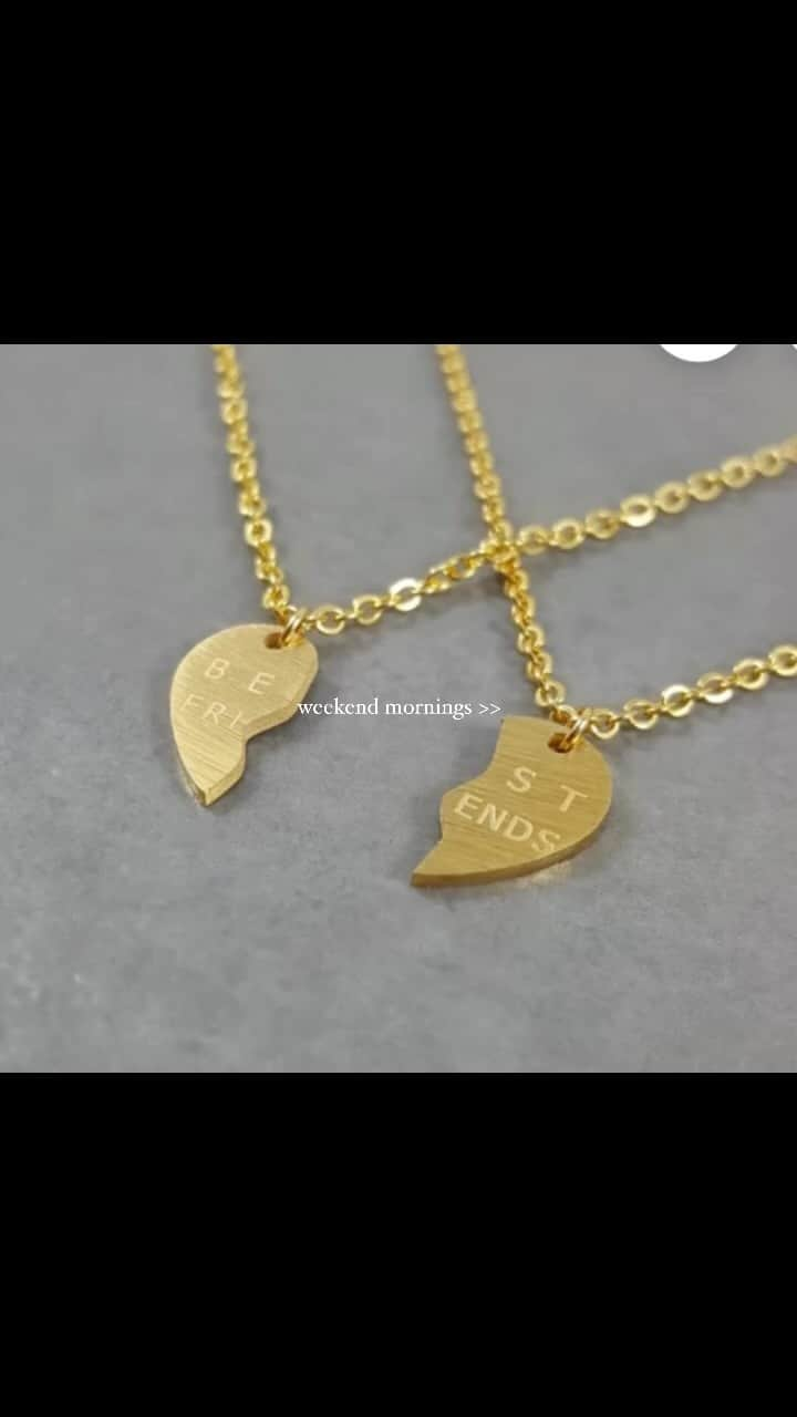 のインスタグラム：「Simple but pretty necklaces! www.etsy.com/shop/meekind」