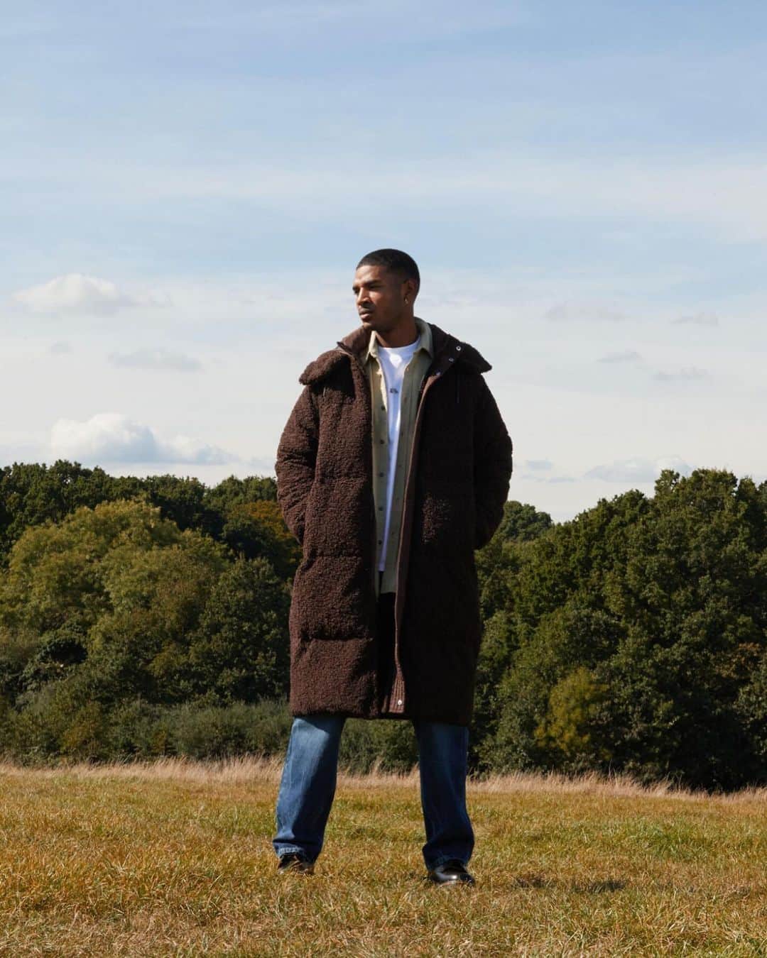 トップマンのインスタグラム：「Cosy level = expert.  Longline borg puffer jacket [120645315]」