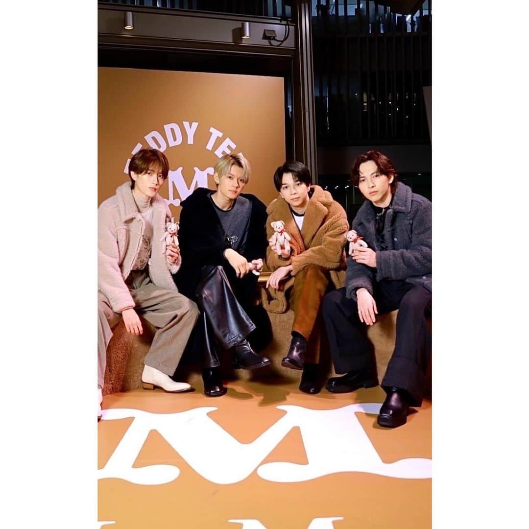 佐野勇斗のインスタグラム：「.  M!LKでMaxMara  @maxmara #PR #MaxMaraTeddyTen #MaxMara」