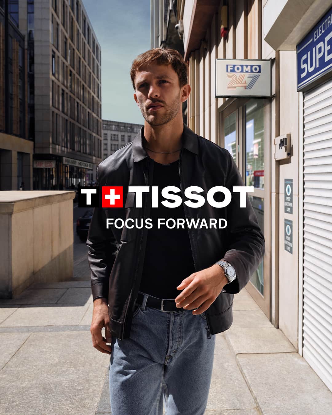 ティソのインスタグラム：「When choosing your way, forget what they say. It’s your plan. Make it work. #Tissot #FocusForward #SwissMade」