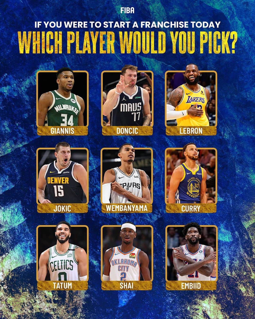 FIBAのインスタグラム：「Who’s your go-to player? 🧐」