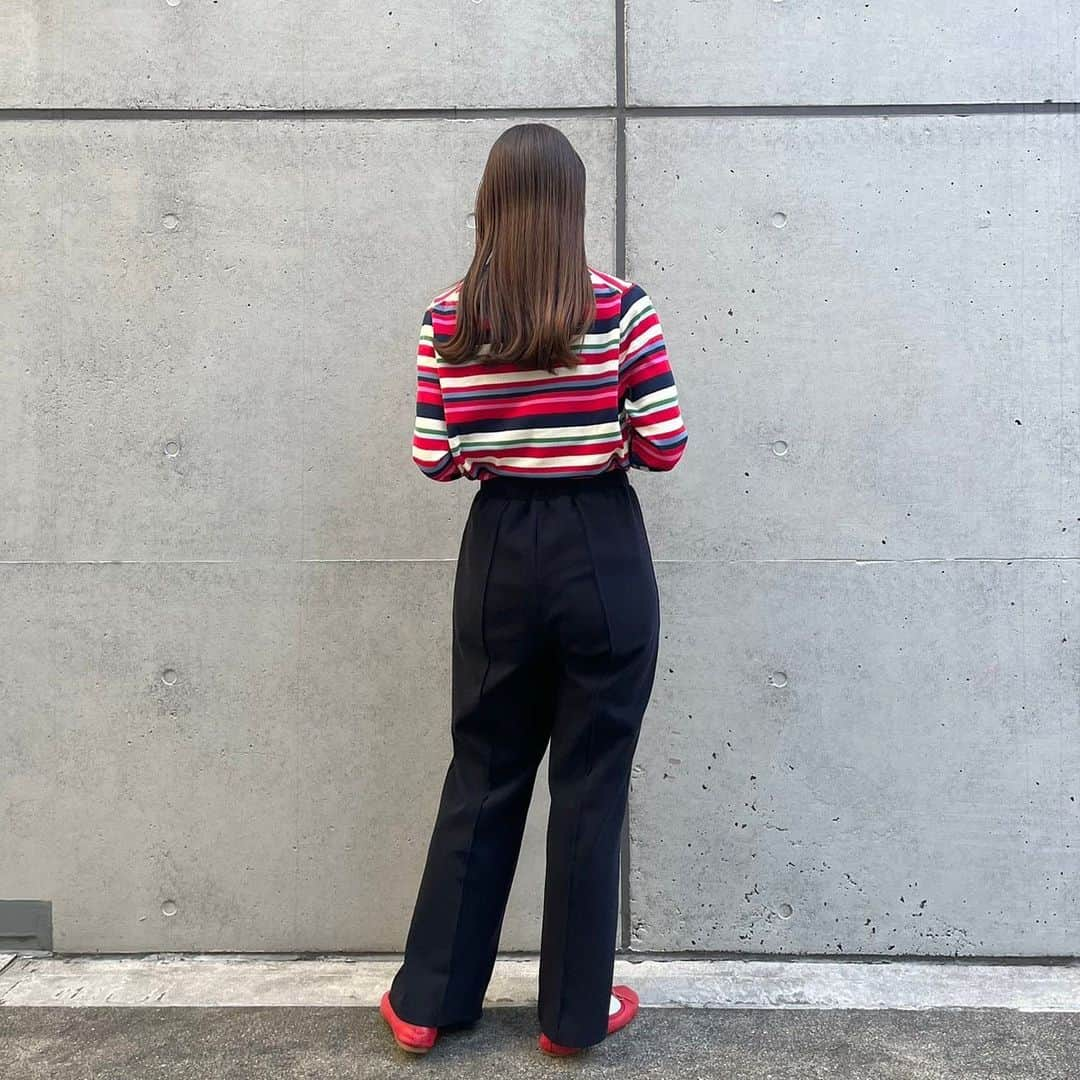 Dot&Stripes CHILDWOMANさんのインスタグラム写真 - (Dot&Stripes CHILDWOMANInstagram)「. . 【2024 SPRING COLLECTION】 . . ハイツイストコットン マルチボーダープルオーバー アカ.マルチ/フリーサイズ 品番01-01-KN-003-24-1 ¥12,980(税込) 1月下旬頃入荷予定 (ZOZO TOWN/Ambidex store 11/23〜予約スタート) . ウールポリエステル リップルイージーフレアパンツ ピンク.コン/フリーサイズ 品番01-01-PT-004-24-1 ¥16,280(税込) 3月上旬頃入荷予定 (ZOZO TOWN/Ambidex store 1/19〜予約スタート) . 着用スタッフ154cm . . #dotandstripeschildwoman #childwoman #myfav  #childwomanparici #Okumo #2024ss」11月2日 20時27分 - dot_and_stripes_official