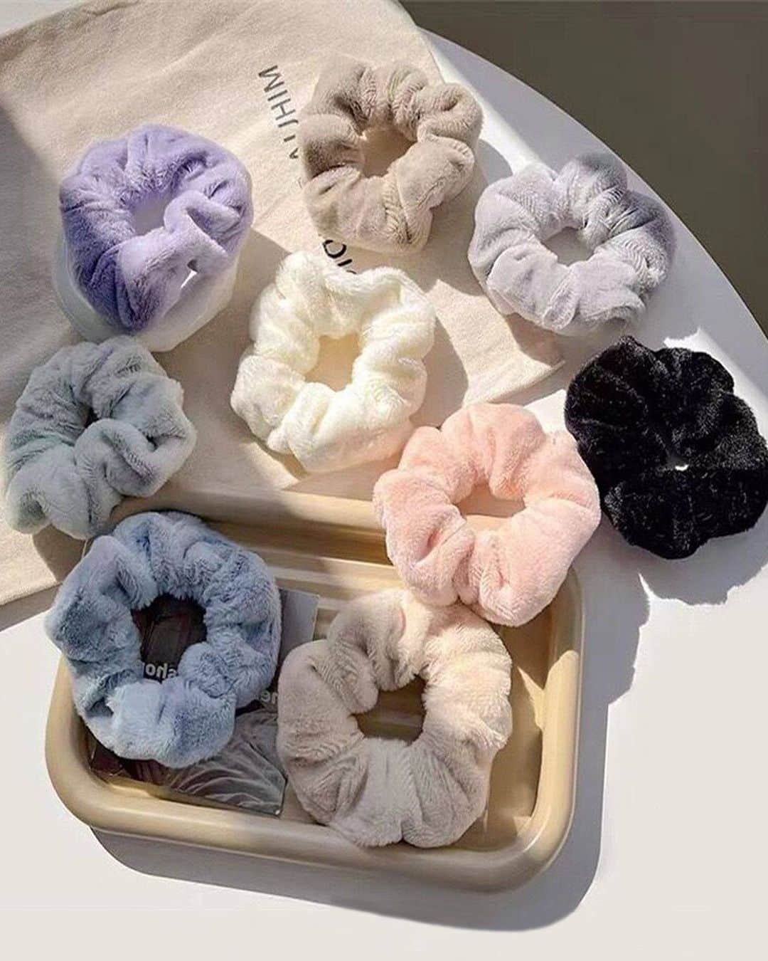 SHEINのインスタグラム：「'Tis the szn for soft! ✨ Which plush scrunchies are your idea of cozy cute? 👇  🔎 22183259 22599171 8468752  #SHEIN #SHEINforAll #SHEINstyle #fashion #chic」