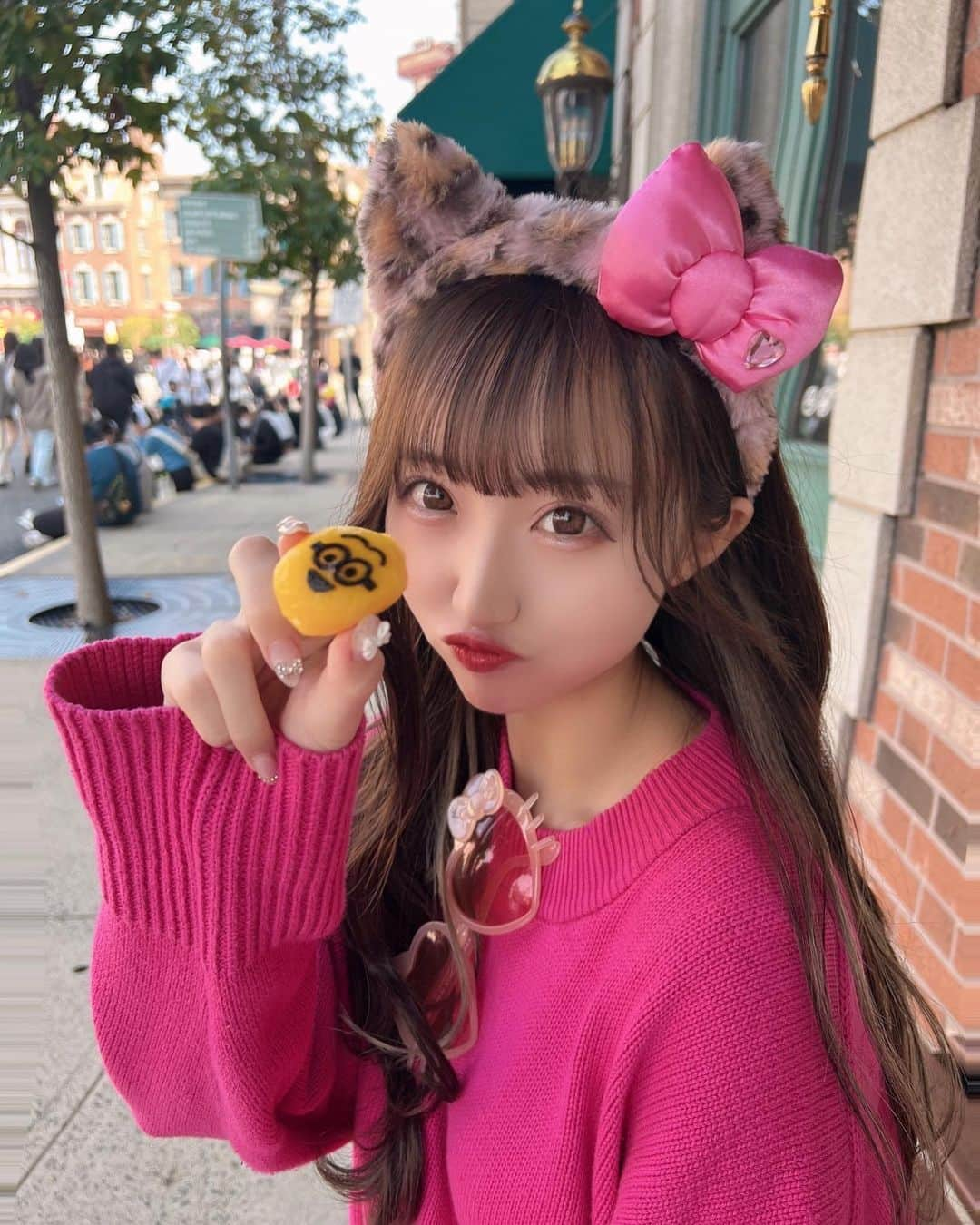 星野麻里愛のインスタグラム：「あざと？💟  #usj#ユニバ#ユニバーサルスタジオジャパン」