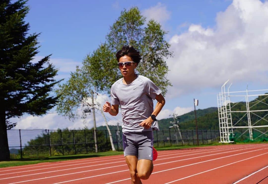 鬼塚翔太のインスタグラム：「. . 9月菅平合宿。 西田元気そうだった🐒 懐かしい空気感で楽しく走れた！  来週は久しぶりに10000m走ります。」