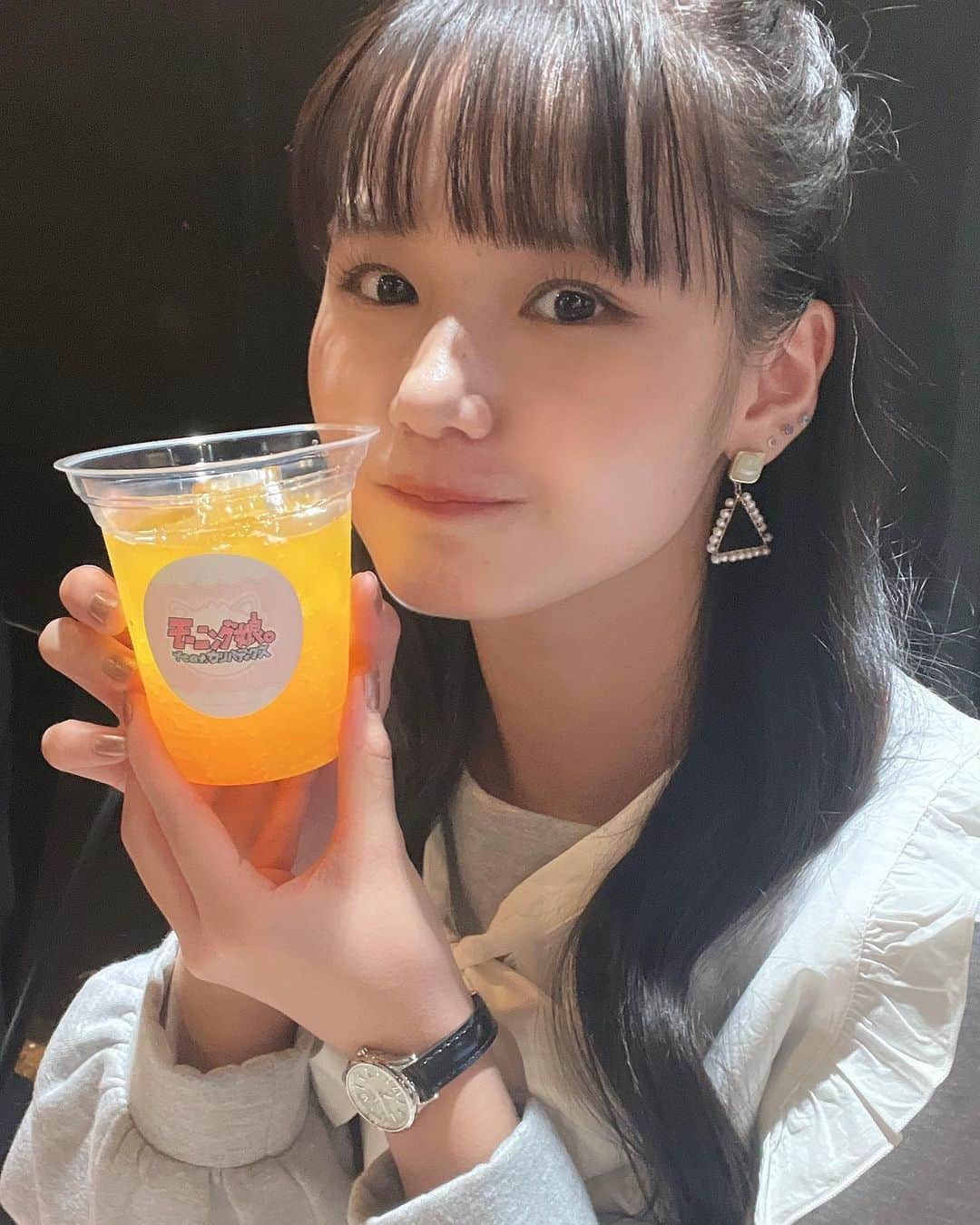 横山玲奈のインスタグラム：「☕ . がおっきーとのコラボカフェ行ってきたぞー！ 可愛い空間すぎました☺️💗 . . #morningmusume23 #横山玲奈 #がおっきー」