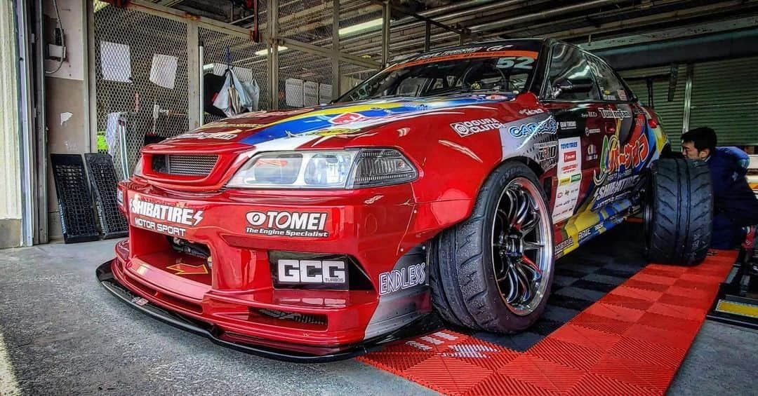 WORKのインスタグラム：「D1GP Rd.7&8 dumppp... No.5 #d1gp #drift #jzx100  #toyotamark2  #workwheels #workwheelsjapan #workemotion #workracingwheels」