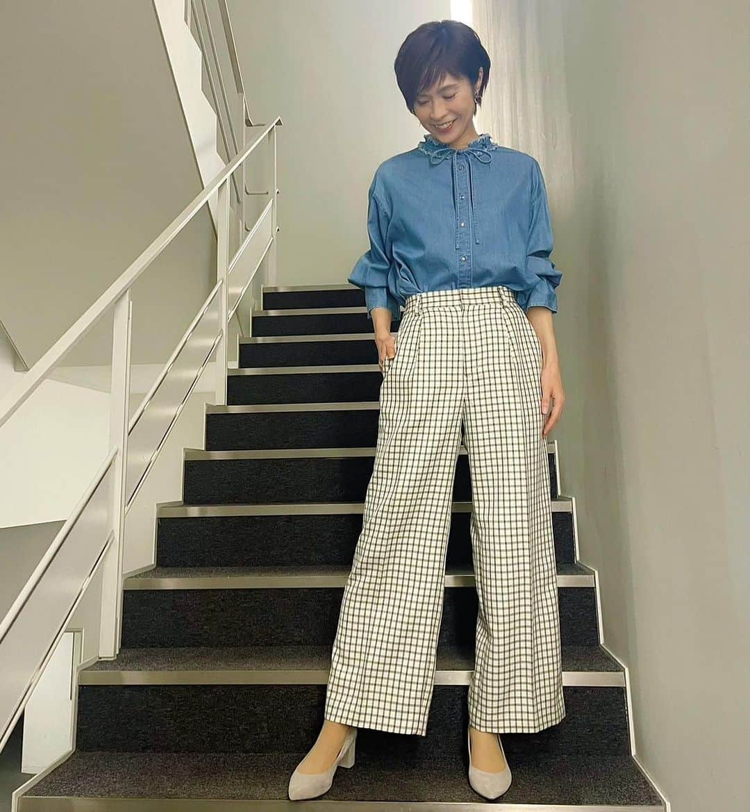 今村涼子さんのインスタグラム写真 - (今村涼子Instagram)「#衣装#グラン山貴 #気象予報士#気象キャスター #Jチャン#Jチャン天気 #スーパーJチャンネル」11月2日 21時36分 - ryoko.imamu