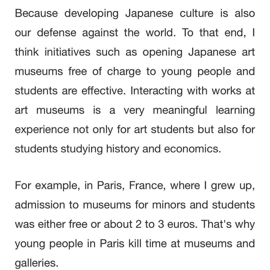 国木田彩良さんのインスタグラム写真 - (国木田彩良Instagram)「@artnewsjapan @artnews 人はアート作品を通して、人々の魂や歴史を感じることができます。その一方で、アートはあくまでエリートたちのものであり、保守的で威圧的に感じている人も少なくないと思います。それはとても残念なこと。私は、アートを難しく考える必要はないと考えています。業界自体は非常に複雑に構造化されていますが、本質的には、アートは感動を与えてくれるものだからです。アーティストの歴史やギャラリストの歴史を知らなくても、作品に対峙したときの自分の感情を素直に楽しむことができます。」11月2日 22時00分 - saiknd