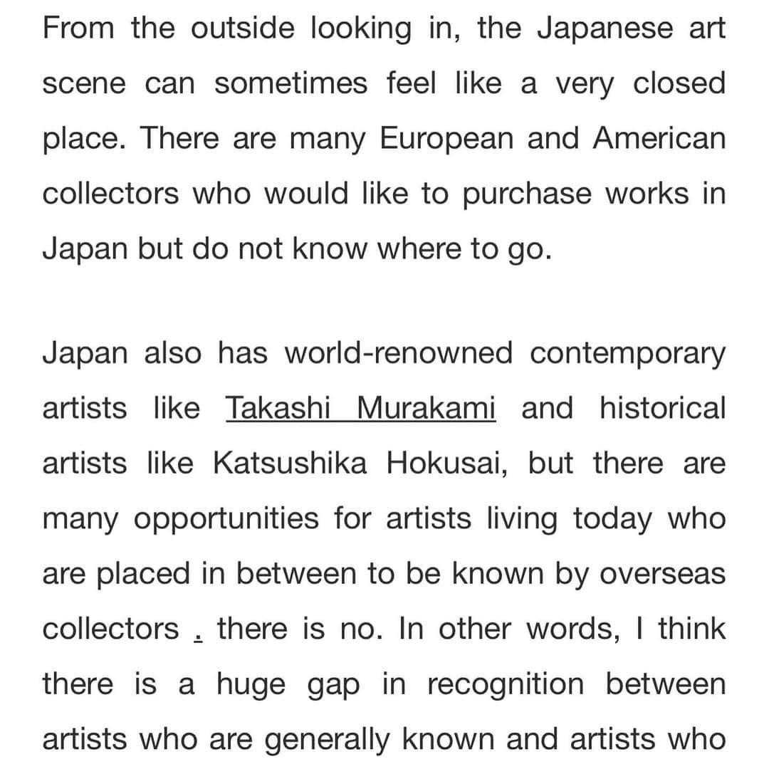 国木田彩良さんのインスタグラム写真 - (国木田彩良Instagram)「@artnewsjapan @artnews 人はアート作品を通して、人々の魂や歴史を感じることができます。その一方で、アートはあくまでエリートたちのものであり、保守的で威圧的に感じている人も少なくないと思います。それはとても残念なこと。私は、アートを難しく考える必要はないと考えています。業界自体は非常に複雑に構造化されていますが、本質的には、アートは感動を与えてくれるものだからです。アーティストの歴史やギャラリストの歴史を知らなくても、作品に対峙したときの自分の感情を素直に楽しむことができます。」11月2日 22時00分 - saiknd