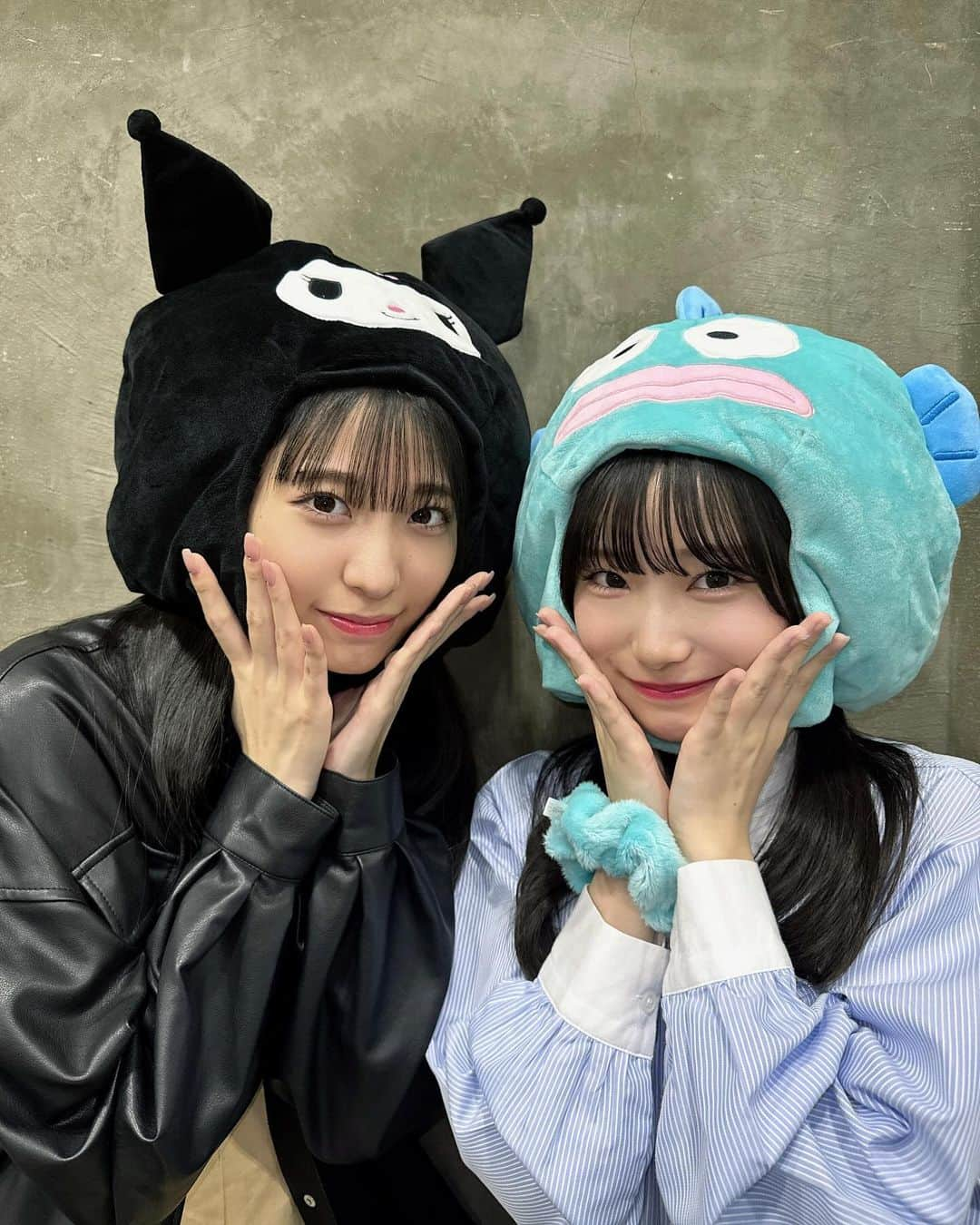 倉島杏実さんのインスタグラム写真 - (倉島杏実Instagram)「🎀  ハンギョドンとクロミ🩵💜  ·  #SKE48 #05 #03 #05년생 #アイドル #idol #被り物 #ファンキャップ #ハンギョドン #クロミ #サンリオ #sanrio #18歳 #黒髪ロング」11月2日 22時04分 - anzunomi_ske