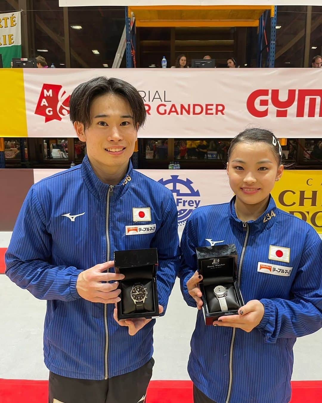 日本体操協会のインスタグラム：「#2023スイスカップ  11月5日スイス・チューリッヒにて開催されるスイスカップに #萱和磨 選手と #畠田千愛 選手が出場します！ 男女ペア👫🏻でのチーム戦となります！🇯🇵  大会ライブストリーミング⤵️ 🇨🇭時間　11/5 19:45〜(−8時間) https://arena.asport.tv/event/31187/swiss-cup-zurich-2023 ※ジオブロックなしと大会主催者より案内あり  #体操ニッポン #GAMBA」