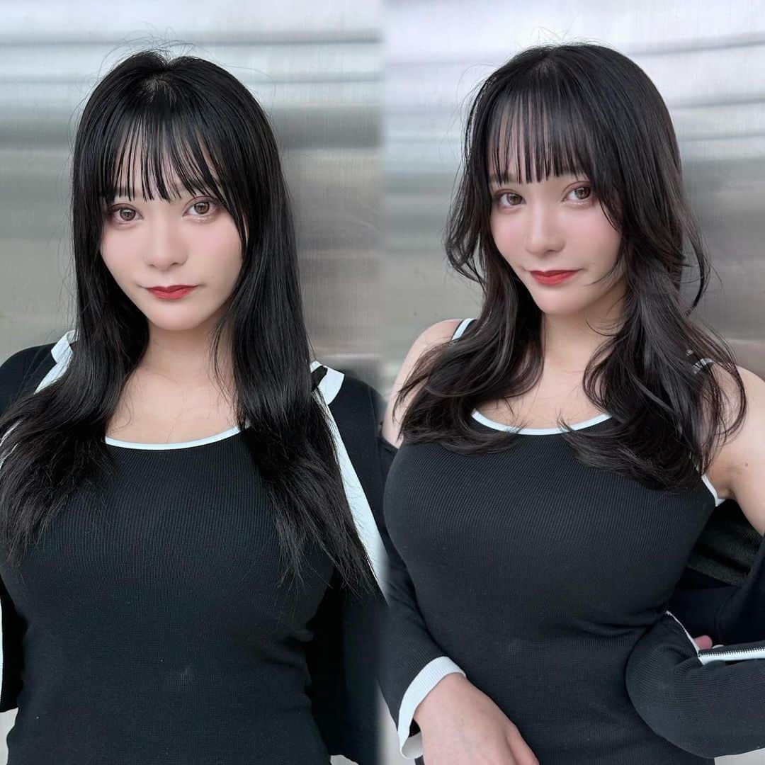 のインスタグラム：「@dragongym_melon  メロンさん🍈顔まわりのシャギーフェイスレイヤーでイメチェンです💇‍♀️巻いても可愛いです☺️🙌 .  :網紅ヘア🇨🇳 . . 『10代〜30代限定 指名料サービスcoupon🎟️』 📛レイヤーカット＋高保湿トリートメント  ¥5,500 📛レイヤーカット＋ワンメイクカラー＋高保湿トリートメント ¥9,900 📛レイヤーカット＋デザインブリーチ ¥18,700 ※指名料¥3,300がサービスになります ※カラーメニューは別途ロング料金有 . . . 2023/9/1 New Open REDEAL SHIBUYA. . 中華美人叶う網紅ヘア🇨🇳になれるヘアサロン✂︎ :wang hong hair  . . @redeal_hair  .  ⚪️#ディスコネレイヤーカット ⚪️ . "繋げていない" レイヤーカットを称して ディスコネレイヤーカットと名付けました。  近年ショートスタイルでは定番化していたディスコネ。これをボブ〜ロングに生かしたカットデザインです。 . REDEALではブリーチカラーのお客様も多いのですが、 レイヤーは入れすぎるとハイトーンは特に "中間がパサつく"ので傷んで見えます。 ですがこのレイヤーカットはそれがないです。 . . "繋げてない"からこそのメリットを大きく5つに分けると . ⚪️軽くなり過ぎずに"巻きやすい毛束"を作れる ⚪️"中間がパサつかない"ので傷んで見えない ⚪️全体の"重さ"は残るのでスカスカしない ⚪️繋げないところがあるため工程が少なくカット時間も短い ⚪️後ろにはレイヤーが少ないので寝癖になり辛い . . REDEAL考案の "ディスコネレイヤーカット" 鏡越しの毎朝が楽しみになります。  . . . 🔍REDEAL SHIBUYAのカラーの"こだわり" . こちらにupさせて頂いてるスタイルは基本 "1ブリーチ"での仕上がりが多いです。 理由として、 . . 🔍低温ブリーチでの施術 :当日の施術時間は熱を出さないためにじわじわブリーチ致します . 🔍入念に行う"カウンセリング" 現在の状態と"なりたいイメージ像"の可能かどうかも含めてか擦り合わせてなるべく1ブリーチで理想の仕上がりになる計画を一緒に立てます。 . . . .  . . . . . . . 🟡ご新規のご予約方法🟡 基本はREDEAL SHIBUYA のホットペッパーかお電話よりご予約ください。 . 🟥ホットペッパー （アプリ又はGoogleで大宮REDEAL SHIBUYAで検索） 🟨 📞 03 6416 9152 . ※基本的に営業時間以外もご予約できるのとポイント付くのでホットペッパーを推奨しております . 【お問い合わせ方法】 お電話のみとさせて頂きます。 🟨📞 03 6416 9152 . . . 🟡メニューの選び方🟡 .  【✂︎カット✂︎】 ⚪️ディスコネレイヤーカット 重さを残したレイヤースタイルをされたい方はこちらのメニューを選択してください。 ⚪️トリミングカット 乾いた状態でカットが完結するレベルの毛量調整や毛先の調整の方はこちらがおすすめです。 ⚪️デザインカット 上記２つ以外のショートやボブカット等々ご希望の方はこちらのメニューをお選びください。 . ※基本当日追加可能です✂︎ .  【🎨カラー🎨】 メニューがわからない場合 🔴ブリーチ有メニュー（4〜5時間前後） 🔵ブリーチ無メニュー（2時間前後） どちらかでご予約頂けましたらある程度お時間に限りはござまいすが当日変更等の対応はできますのでご安心ください。その日の気持ちをカウンセリングさせて頂き、ご提案をさせて頂きます  【🌿トリートメント🌿】 基本的に10分前後の施術になります。 事前のご予約、当日の変更も対応可能です。 . . ※施術料はその日の適切な金額をカウンセリングでお伝え致しますのでご安心ください ※ご予約状況でメニュー変更が難しい場合もございますので予めご了承ください . .  . . . REDEAL SHIBUYA . 東京都渋谷区宇田川町3-10 いちごフィエスタ渋谷3階  . 渋谷美容室 カミカリスマ "受賞"ヘアサロン . . . . . . . .  .  #レイヤースタイル #小顔カット #小顔ヘア #アッシュグレー #ワンカール  #中国ヘア #レイヤー #レイヤーカット #ワンホンヘア  #レイヤーカットロング  #ダークトーンカラー #ザクザクレイヤー #ウルフヘア #渋谷美容室 #東京美容室  #ミディアムレイヤー #後毛 #後毛カット #サイドバング #渋谷レイヤーカット  #ロングウルフ #フェイスレイヤー #姫カット #ミディアムウルフ #ウルフカット」