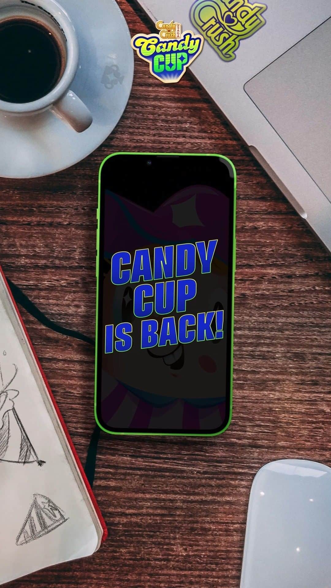 Candy Crushのインスタグラム：「party boosters at the ready! Candy Cup is back! 🎉」