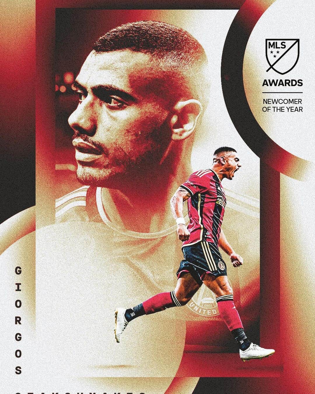 Major League Soccerのインスタグラム：「An immediate impact in the 🅰️. Newcomer of the Year: Giorgos Giakoumakis.」