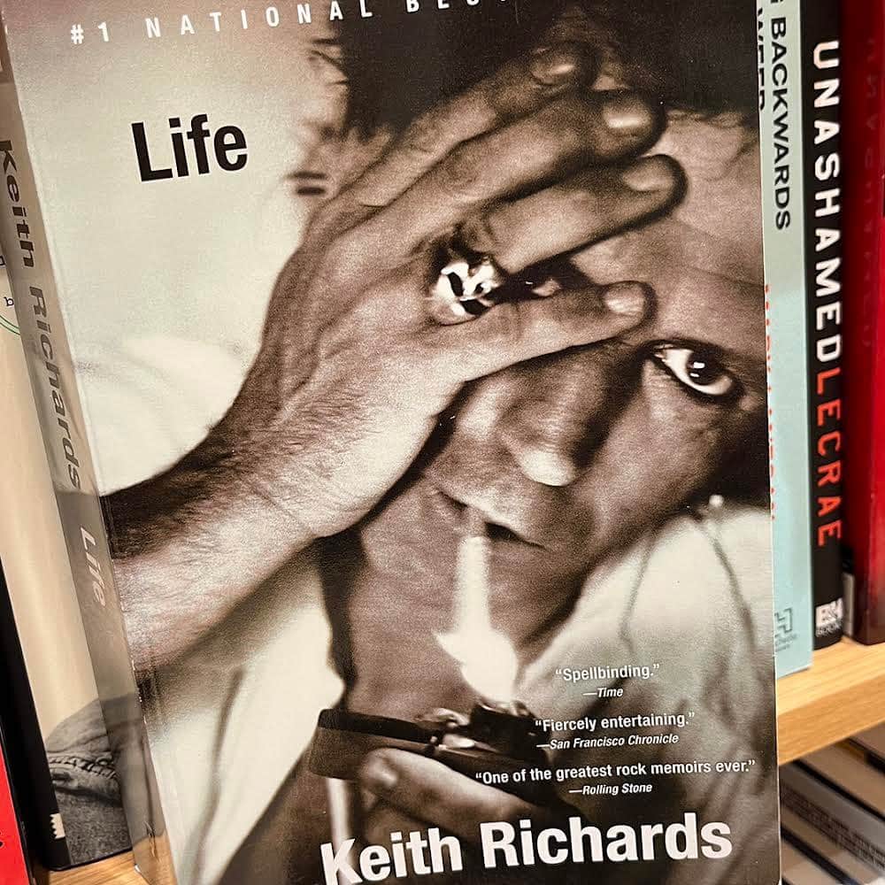 ブライアン・ウィルソンのインスタグラム：「From Keith Richard's autobiography, Life.  @officialkeef @therollingstones」