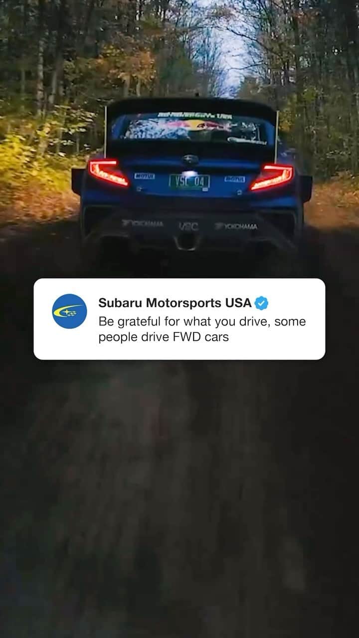 Subaru Rally Team USAのインスタグラム
