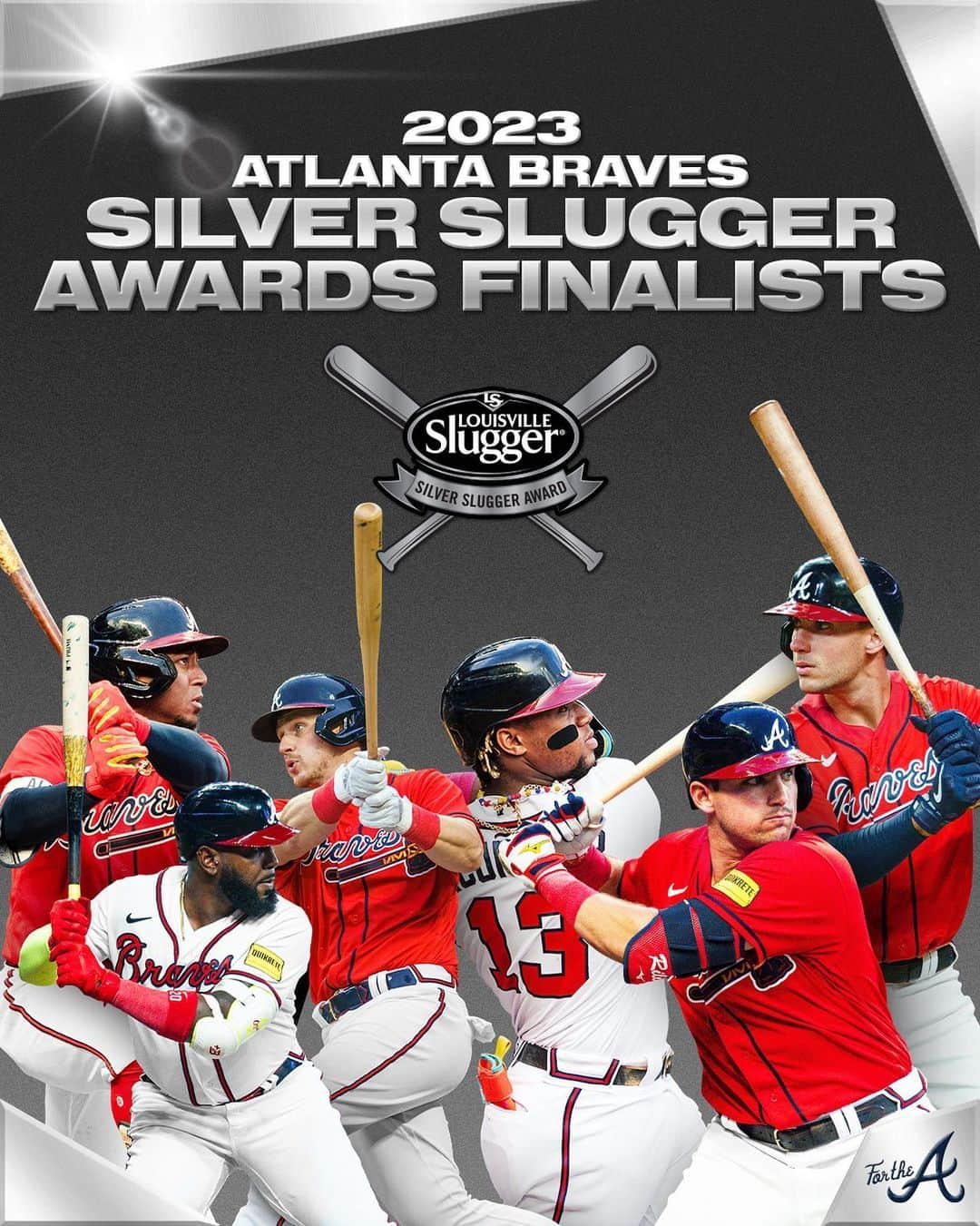 アトランタ・ブレーブスさんのインスタグラム写真 - (アトランタ・ブレーブスInstagram)「Your 2023 Atlanta Braves Silver Slugger Awards finalists!」11月2日 23時11分 - braves