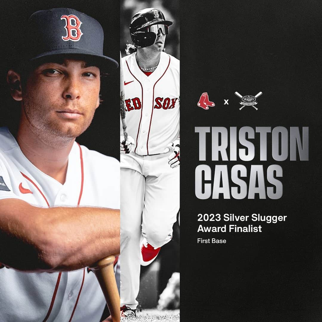 ボストン・レッドソックスのインスタグラム：「First full big league season, first Silver Slugger nomination」