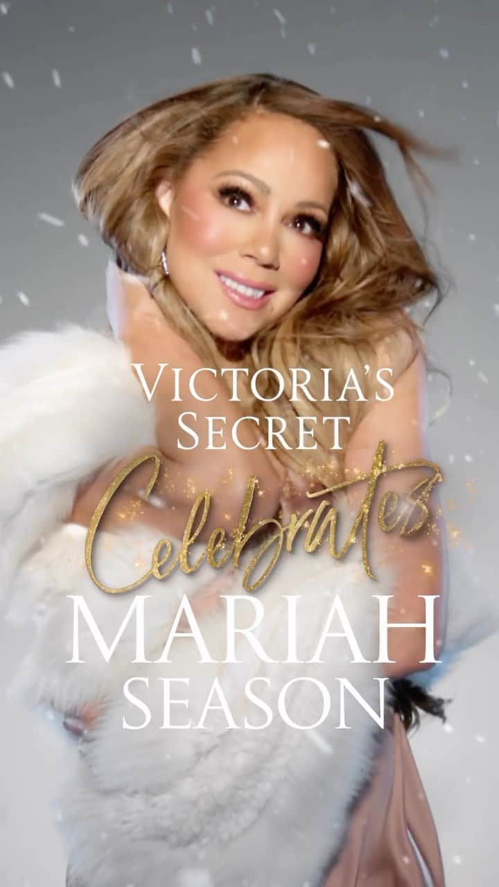 ヴィクトリアズ・シークレットのインスタグラム：「*It’s time* We’re kicking off the festivities with the one-and-only queen of the holidays—it wouldn’t be the most wonderful time of the year without her. #MariahSeason」