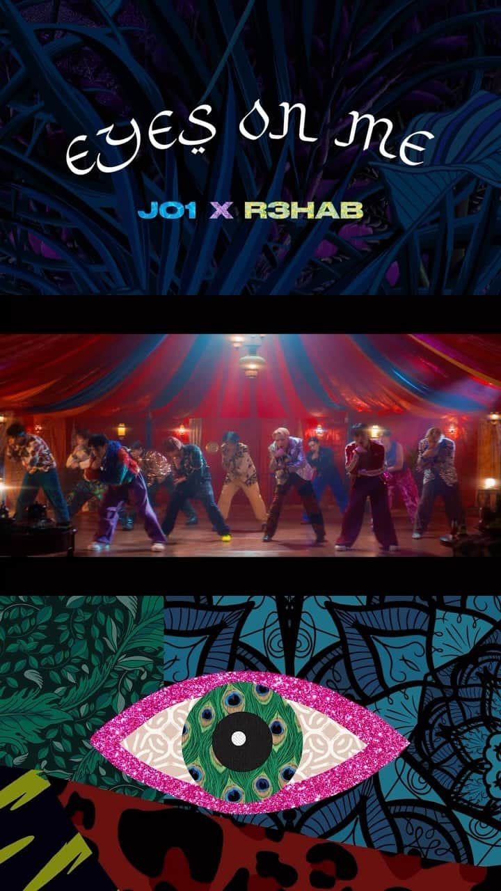 R3habのインスタグラム：「JO1｜'Eyes On Me (feat.R3HAB)' Official MV  #JO1 #EyesOnMe #EyesOnMe_JO1」