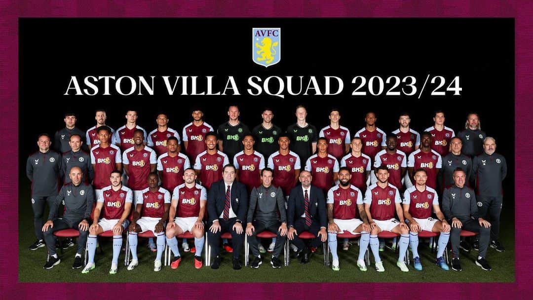 アストン・ヴィラFCのインスタグラム：「Aston Villa. 2023/24. 🟣」