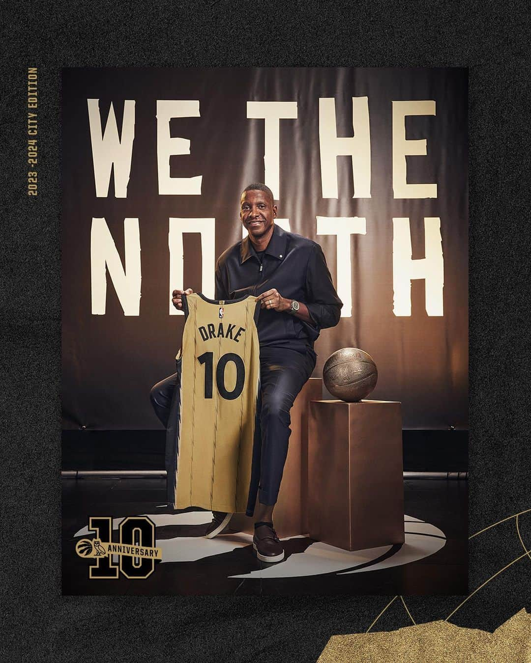 トロント・ラプターズさんのインスタグラム写真 - (トロント・ラプターズInstagram)「That’s GOLD 👌  Shop our 2023-2024 City Edition jerseys now @realsportsapparel」11月3日 0時35分 - raptors