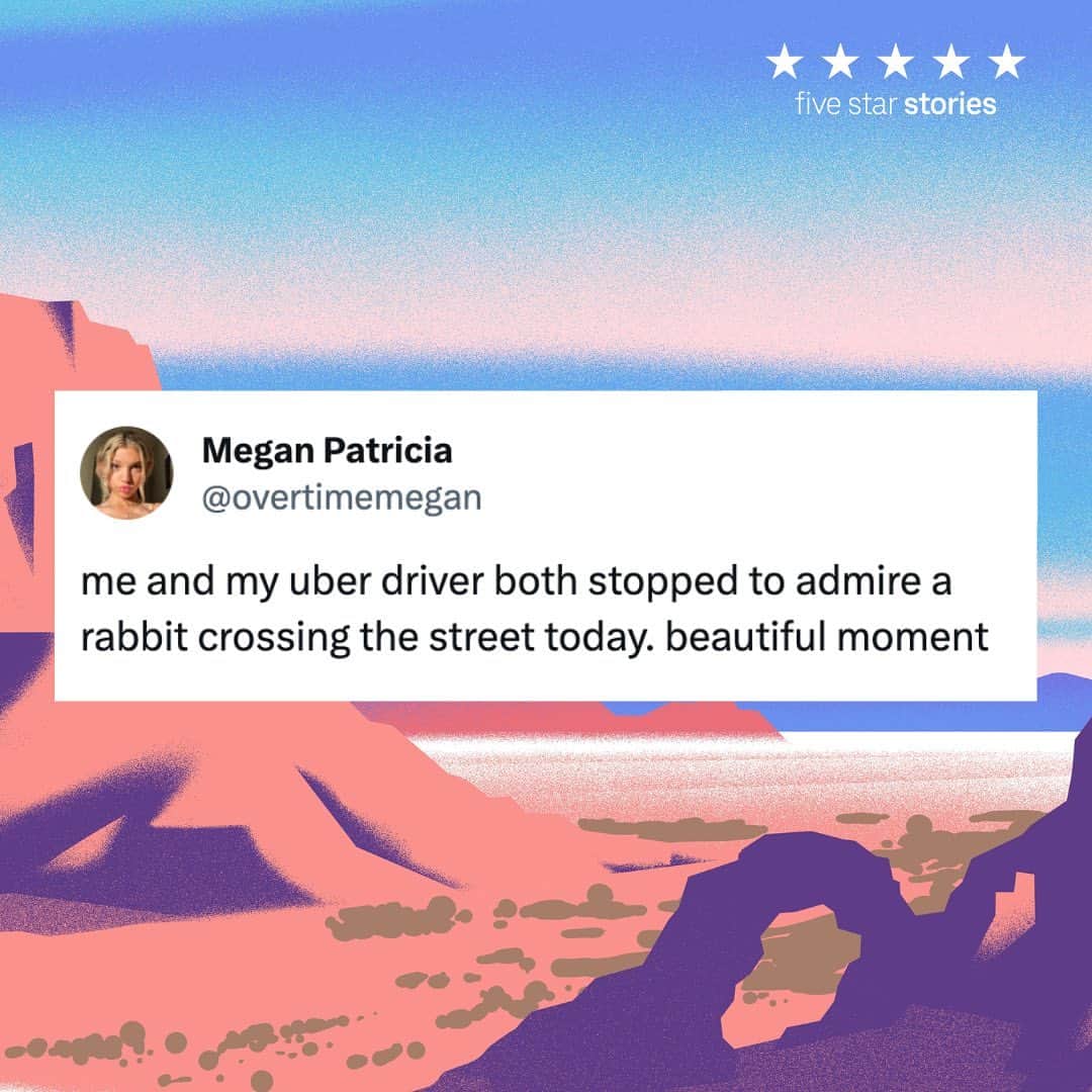 Uberのインスタグラム：「it’s the little things… 🐰」