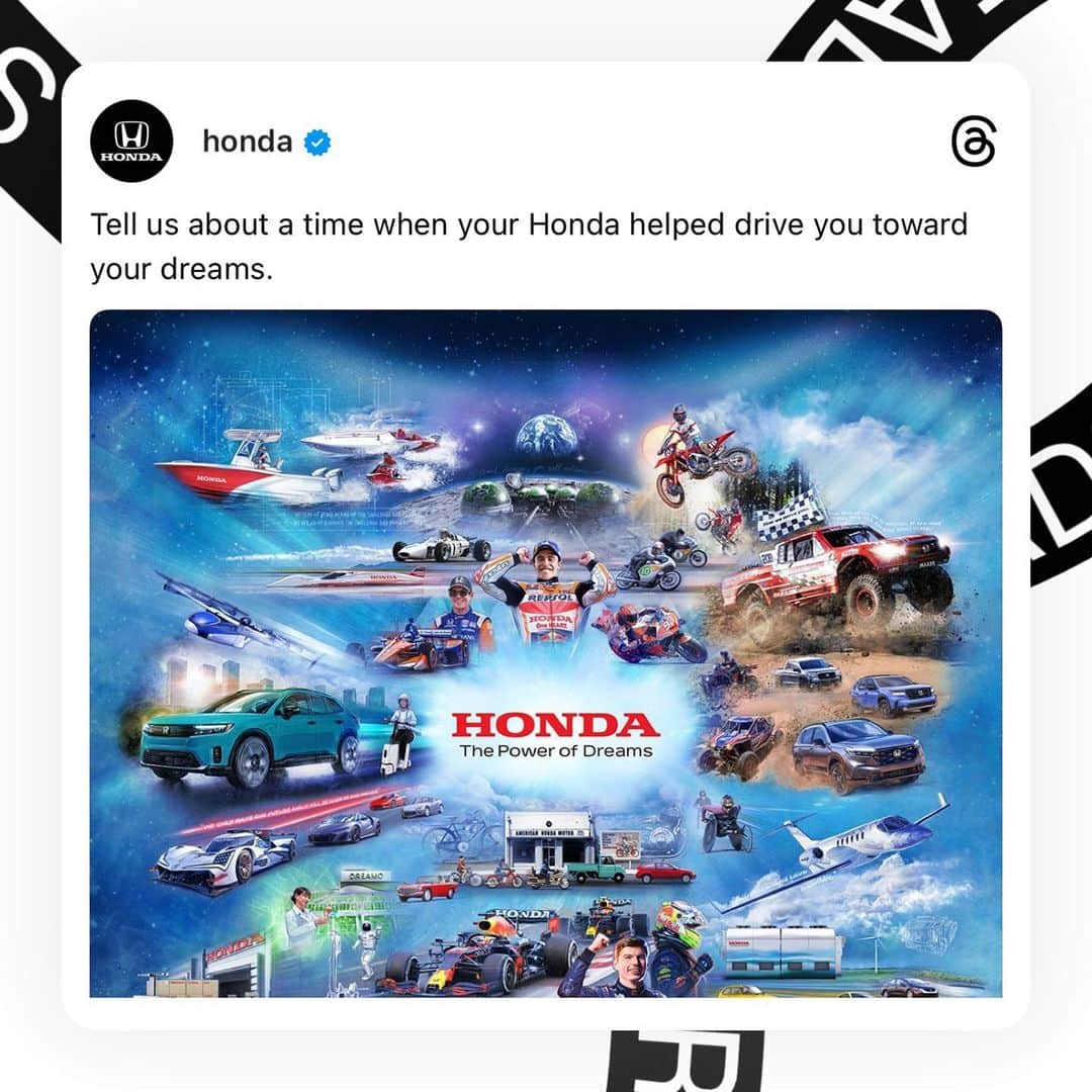 ホンダさんのインスタグラム写真 - (ホンダInstagram)「Your stories motivate us to keep dreaming. Share your dreams in the comments below. 💙」11月3日 1時00分 - honda