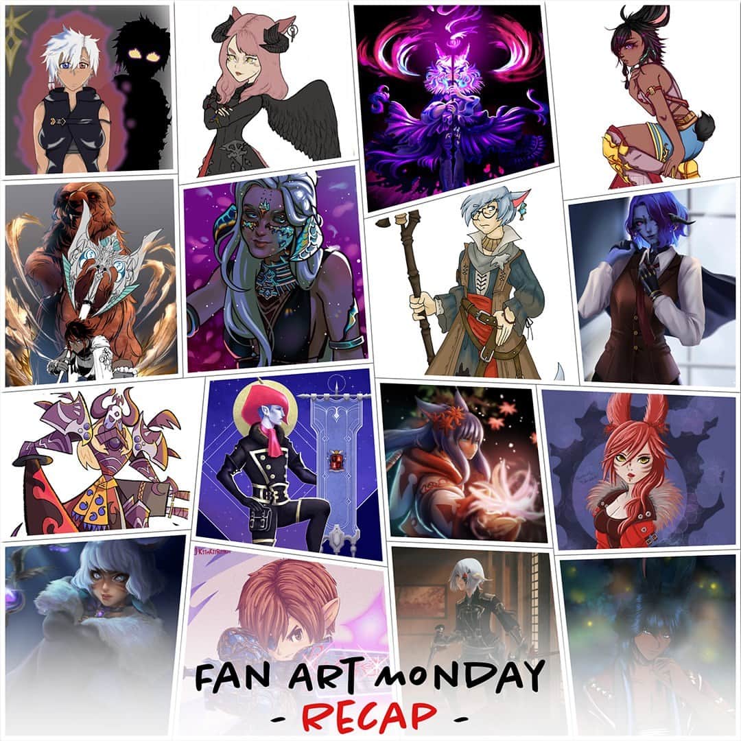 FINAL FANTASY XIVのインスタグラム：「Here you can see the fan art posted on the Instagram Stories last month. We feature new ones every Monday! ここでは、先月インスタグラム・ストーリーズに投稿されたファンアートを閲覧できます。毎週月曜日に新しいファンアートをアップしています。（日本時間の）月曜日の夜または火曜日の朝に、インスタグラムをぜひチェックしてください。インスタグラム・ストーリーズは、プロフィール画像をタップすると閲覧できます（投稿から24時間しか見られないので、ご注意ください）。#FFXIV #FF14」