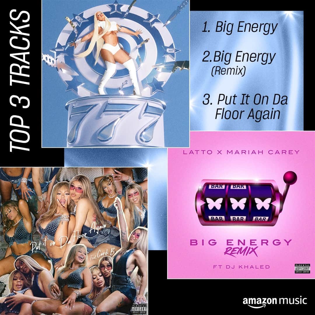 さんのインスタグラム写真 - (Instagram)「Get your energy up BIG while listening to @latto777’s top tracks before her #AmazonMusicLive performance TONIGHT! 🎰」11月3日 1時46分 - amazonmusic