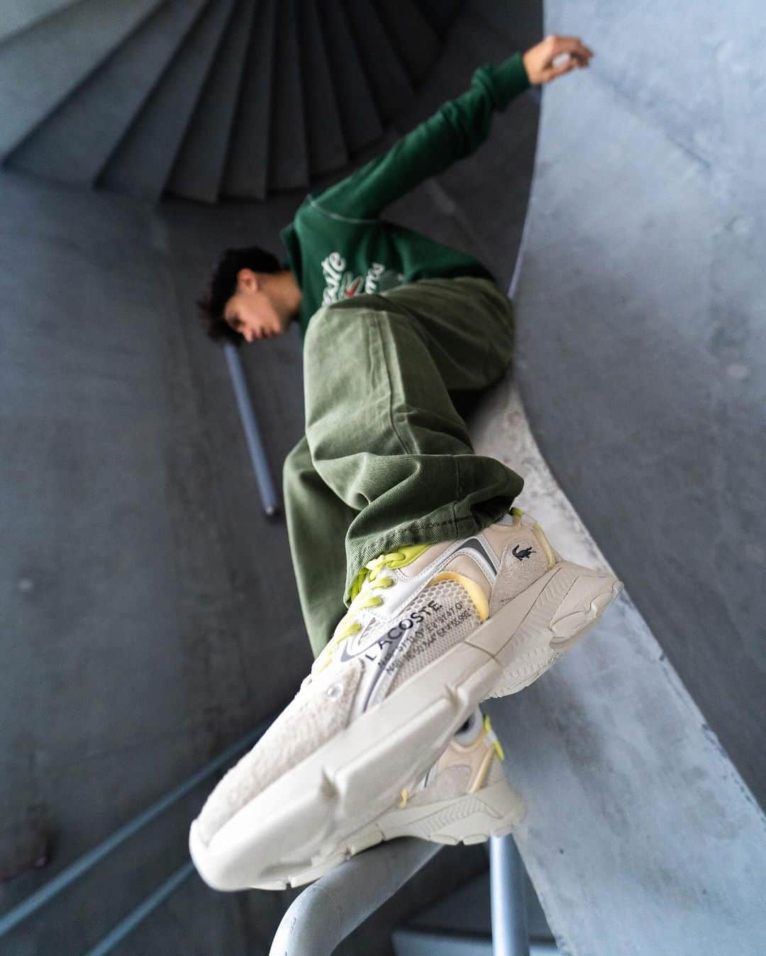 Lacosteのインスタグラム：「A fresh set of Lacoste #L003Neo colourways has landed 💥 Check out how the #SneakerFreakerFam is playing with the new arrivals 🐊⁠」