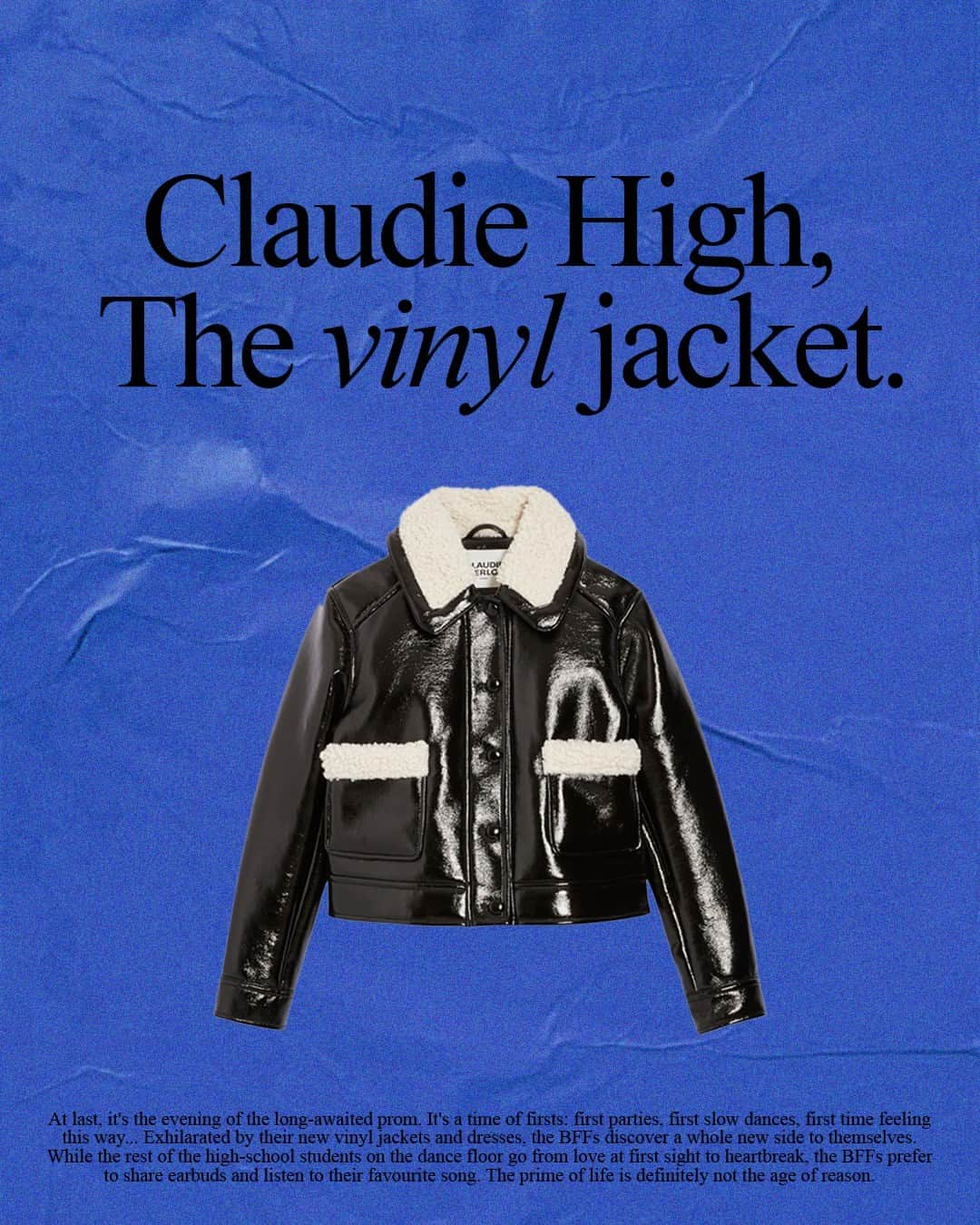 クローディピエルロのインスタグラム：「It was a fact that in the 80s, everything was in vinyl. ⁣ ⁣ #ClaudiePierlot #Claudies #ClaudieHigh」