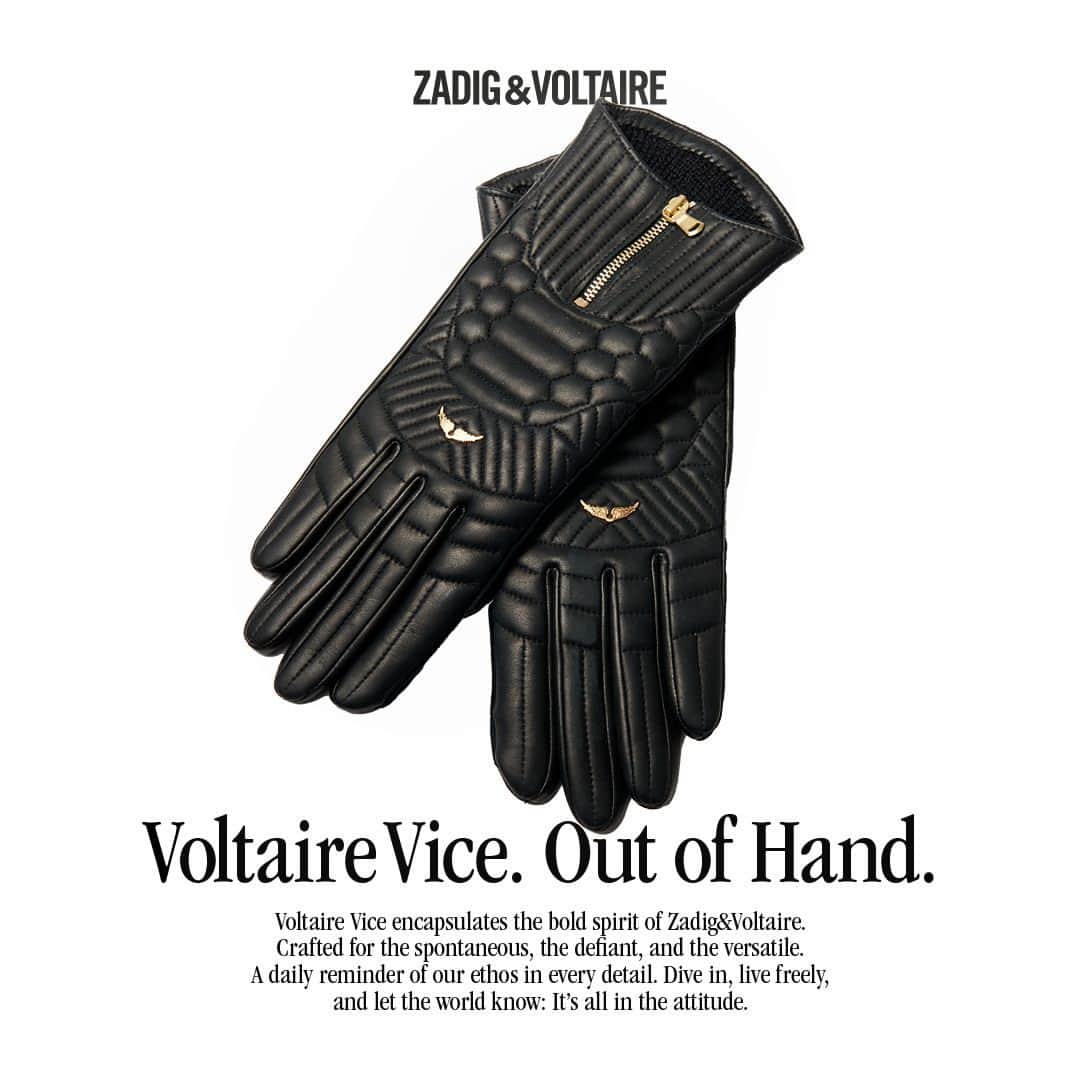 ザディグ エ ヴォルテールのインスタグラム：「Voltaire Vice⁣ ⁣ A daily reminder of our ethos in every detail.⁣ ⁣ #zadigetvoltaire #zadigvoltaire」