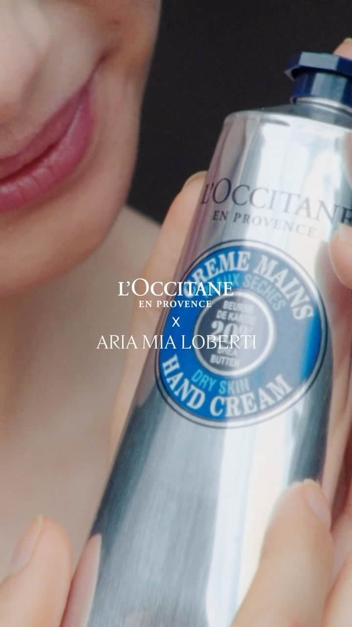 ロクシタンのインスタグラム：「Our inspiring global ambassador, Aria Mia loberti, giving us her unique perspective on our iconic Shea Butter Hand Cream! See Aria in her debut Netflix feature, “All The Light We Cannot See,”out today! @ariamialoberti #loccitane #ariamialoberti #allthelightwecannotsee #atlwcs #sheabutter」