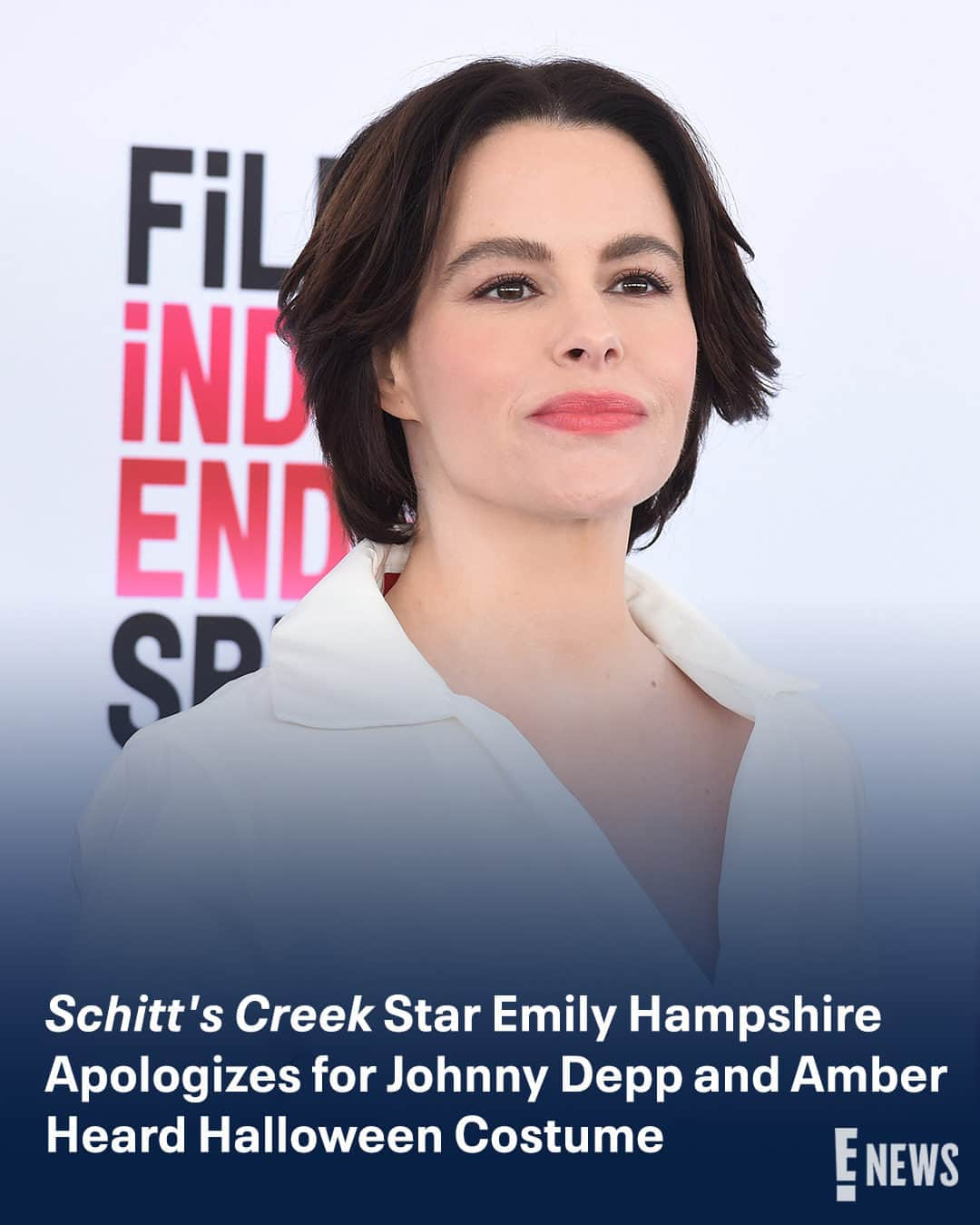 E! Onlineさんのインスタグラム写真 - (E! OnlineInstagram)「"I want to address what is one of the most thoughtless, insensitive, and ignorant things I've ever done." #SchittsCreek's Emily Hampshire has issued a public apology over her #Halloween costume—link in bio. (📷: Getty)」11月3日 3時00分 - enews