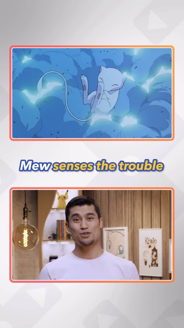 Pokémonのインスタグラム：「Who else remembers the showdown between Mew and Mewtwo from Pokémon: The First Movie? 🙋  Learn more about Mew, the New Species Pokémon, in the latest episode of Beyond the Pokédex! Click the link in our bio to watch now.」
